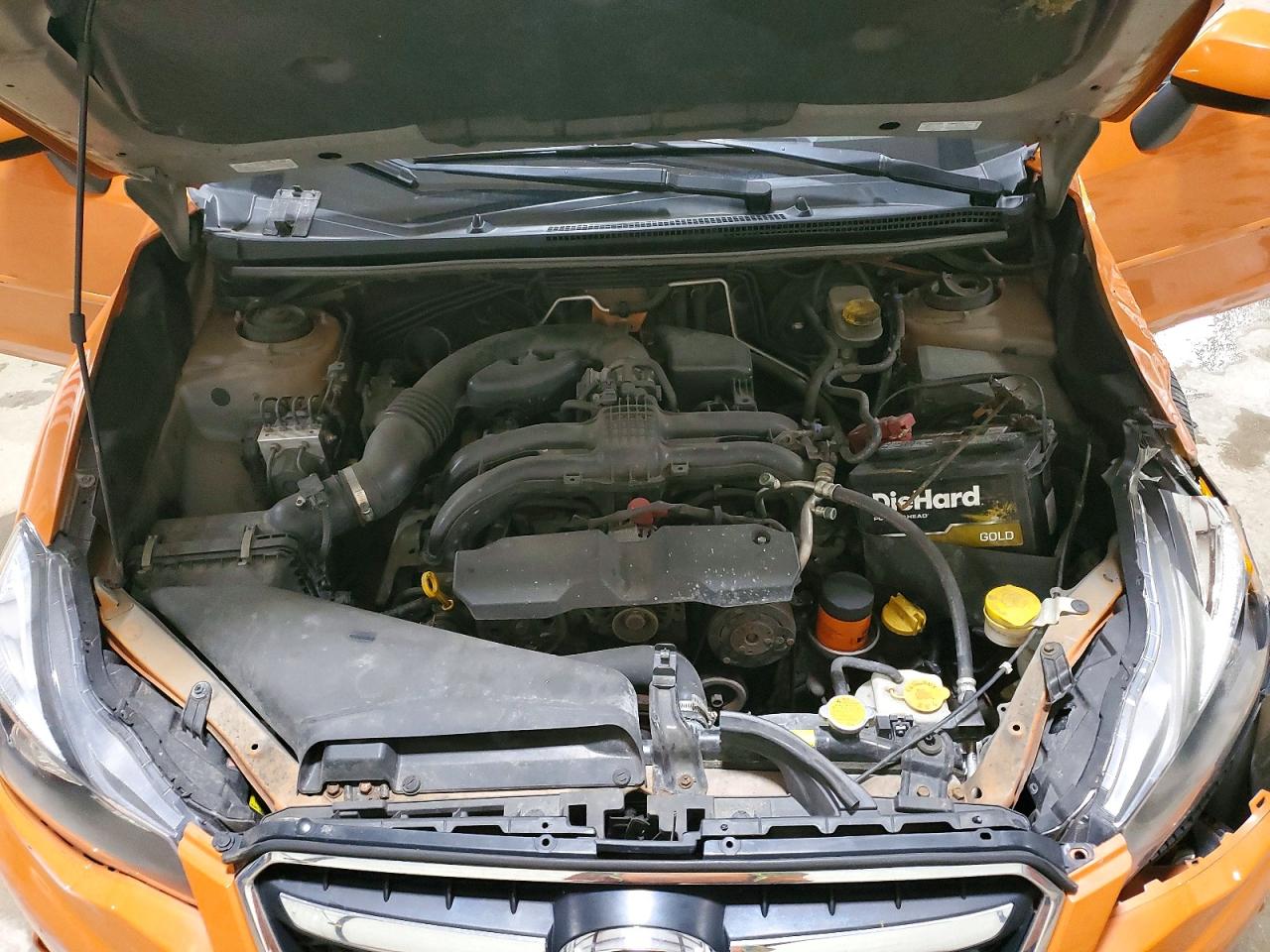 2014 Subaru Xv Crosstrek 2.0 Premium Orange vin: JF2GPACCXE8243816