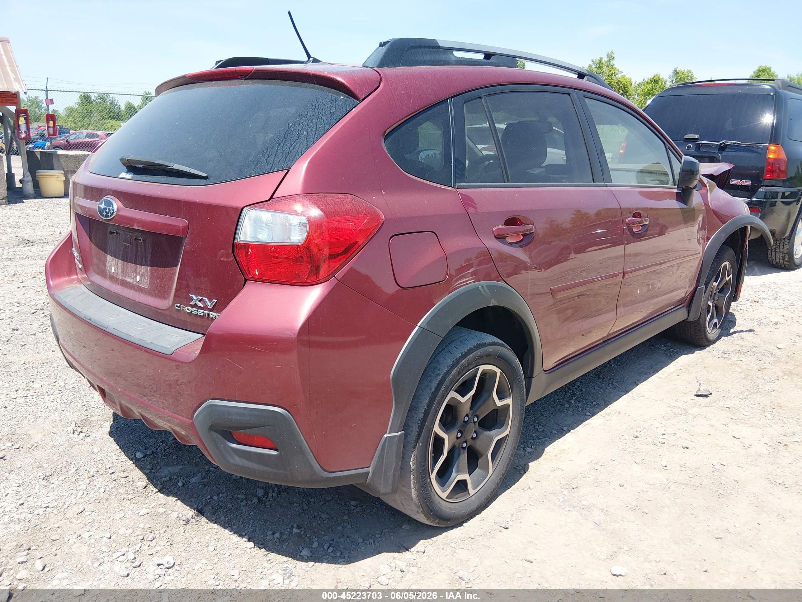 2014 Subaru Xv Crosstrek 2.0i Premium Red vin: JF2GPACCXE8263127