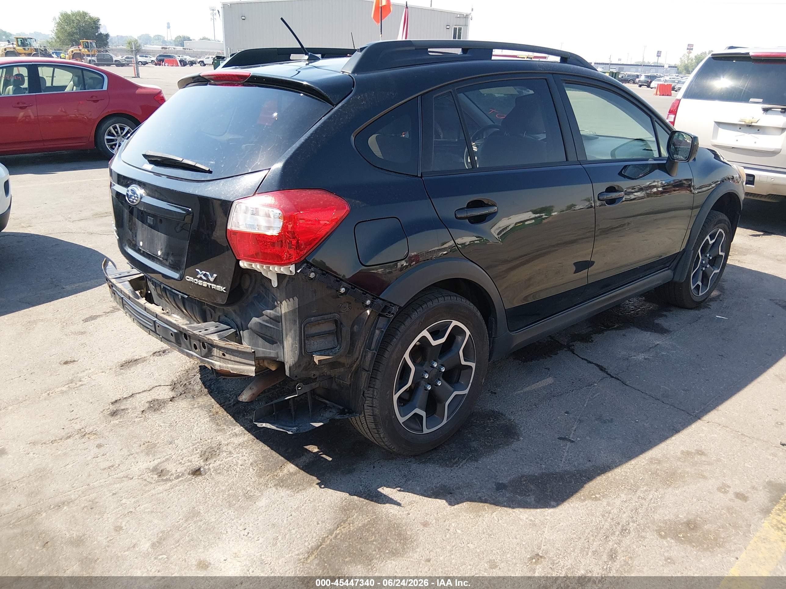 2014 Subaru Xv Crosstrek 2.0i Premium Черный vin: JF2GPACCXE8285631