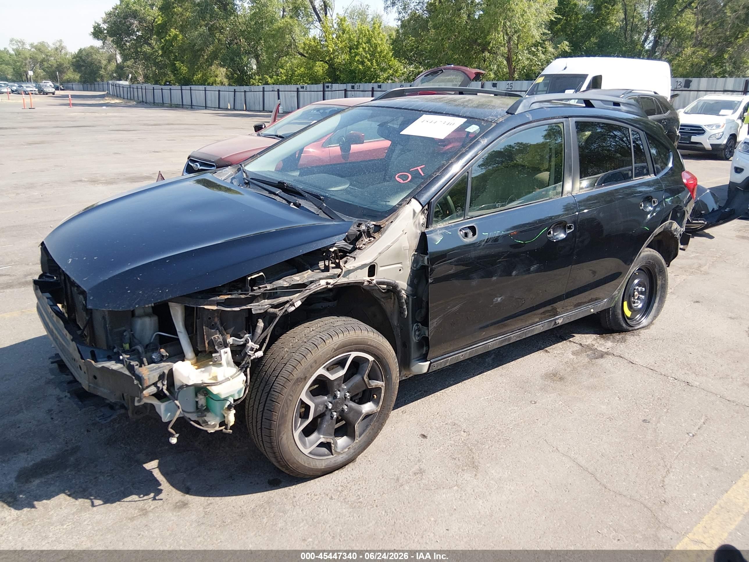2014 Subaru Xv Crosstrek 2.0i Premium Черный vin: JF2GPACCXE8285631