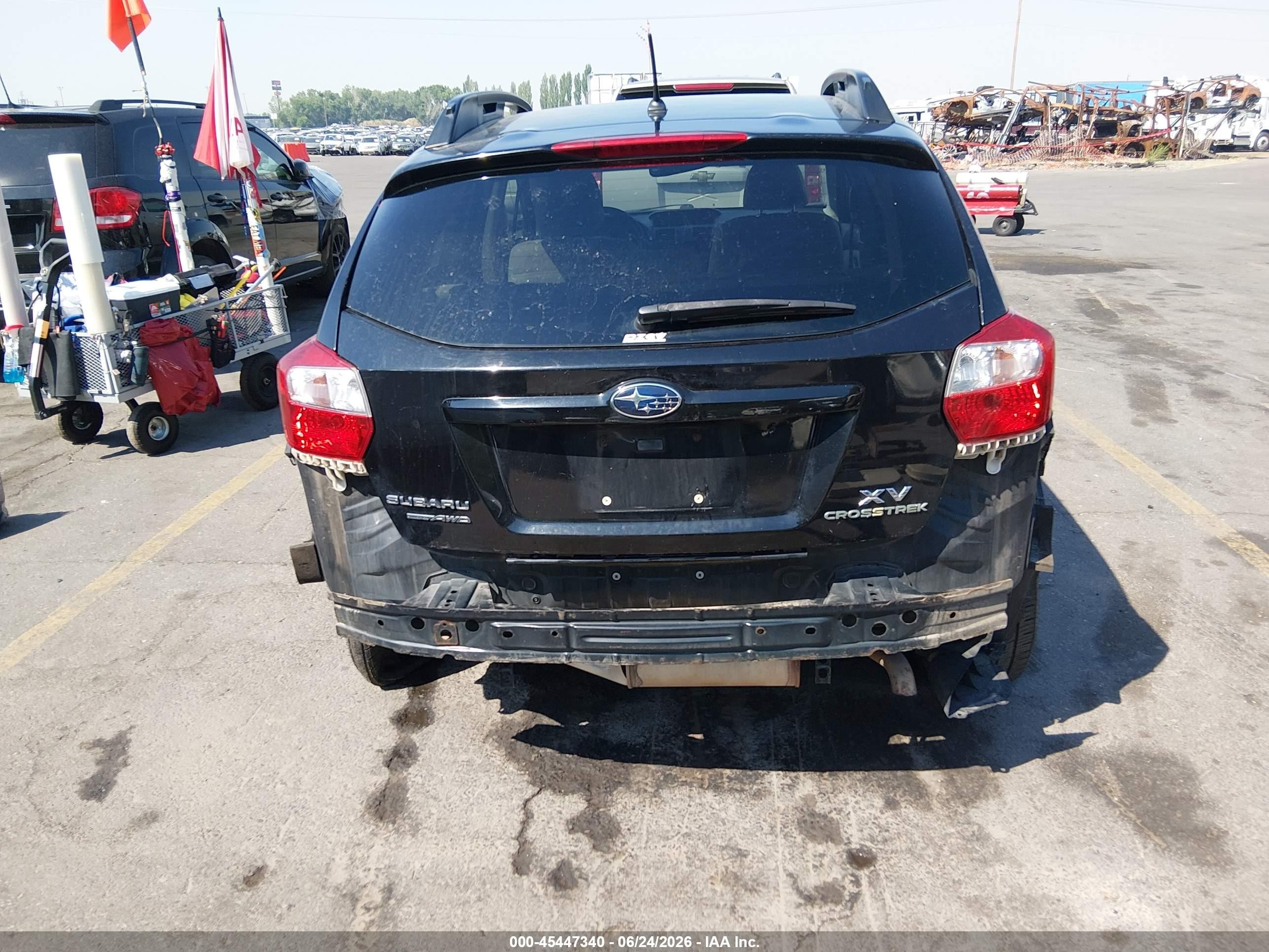 2014 Subaru Xv Crosstrek 2.0i Premium Черный vin: JF2GPACCXE8285631