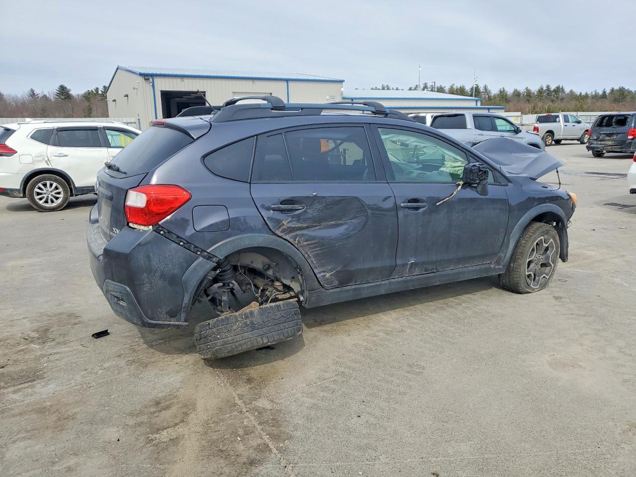 2014 Subaru Crosstrek Limited Charcoal vin: JF2GPACCXE8308521