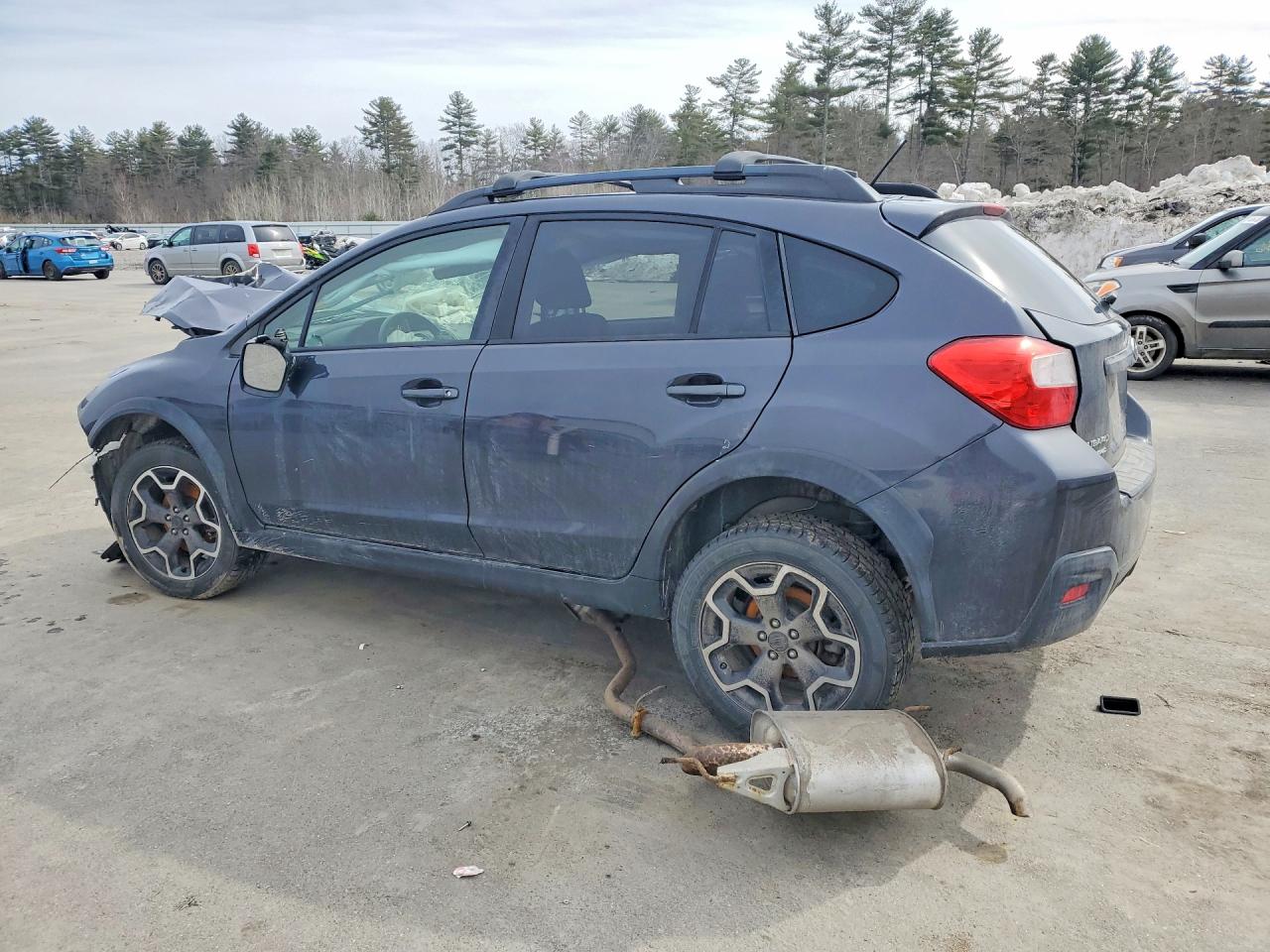 2014 Subaru Crosstrek Limited Charcoal vin: JF2GPACCXE8308521