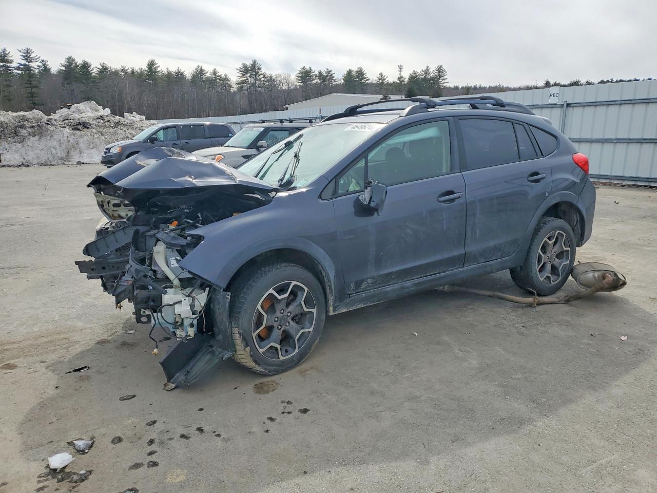 2014 Subaru Crosstrek Limited Charcoal vin: JF2GPACCXE8308521