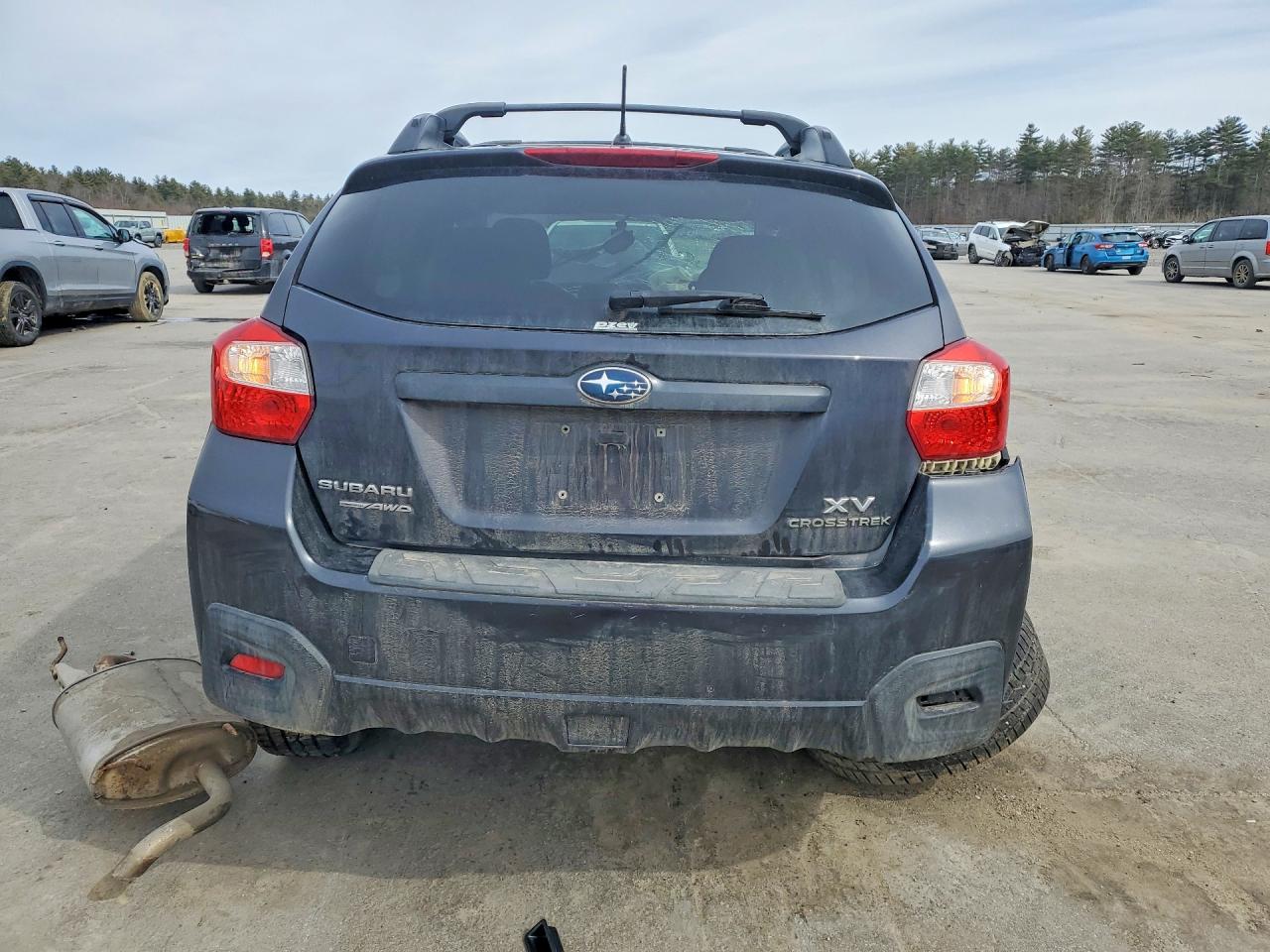 2014 Subaru Crosstrek Limited Charcoal vin: JF2GPACCXE8308521