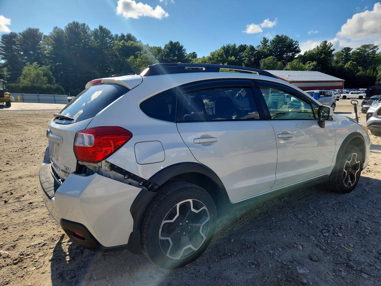 2014 Subaru Xv Crosstrek 2.0 Premium White vin: JF2GPACCXE8313122