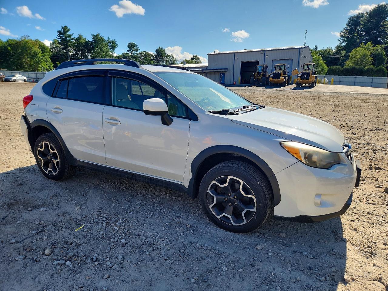 2014 Subaru Xv Crosstrek 2.0 Premium White vin: JF2GPACCXE8313122