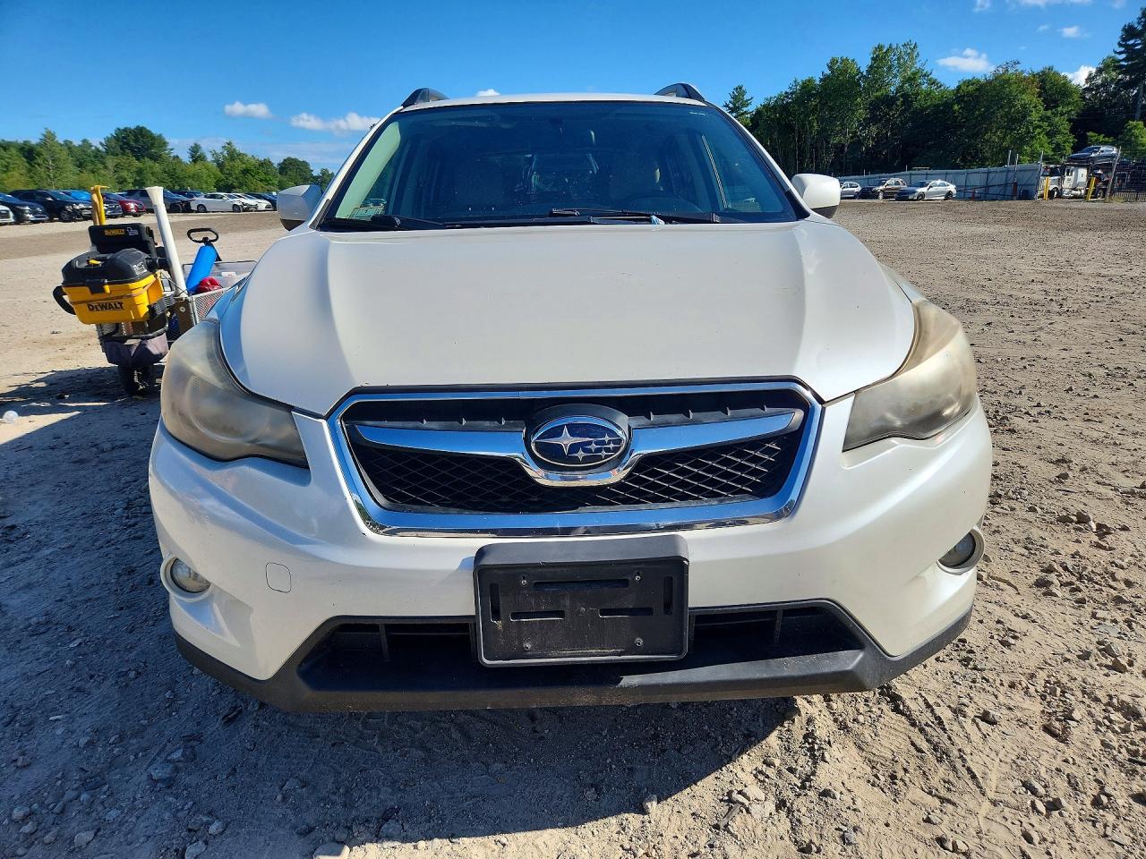 2014 Subaru Xv Crosstrek 2.0 Premium White vin: JF2GPACCXE8313122