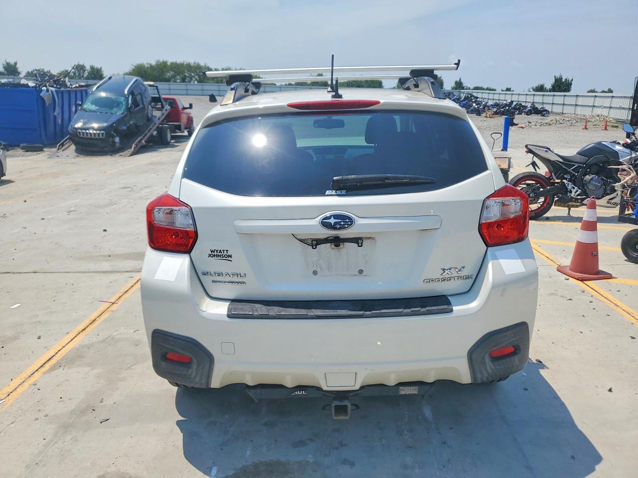 2014 Subaru Xv Crosstrek 2.0 Premium White vin: JF2GPACCXE8334102