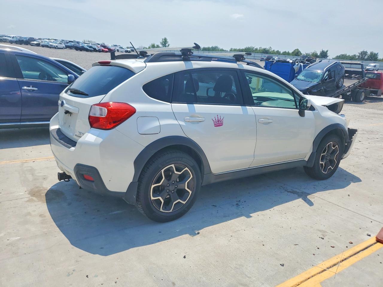 2014 Subaru Xv Crosstrek 2.0 Premium White vin: JF2GPACCXE8334102