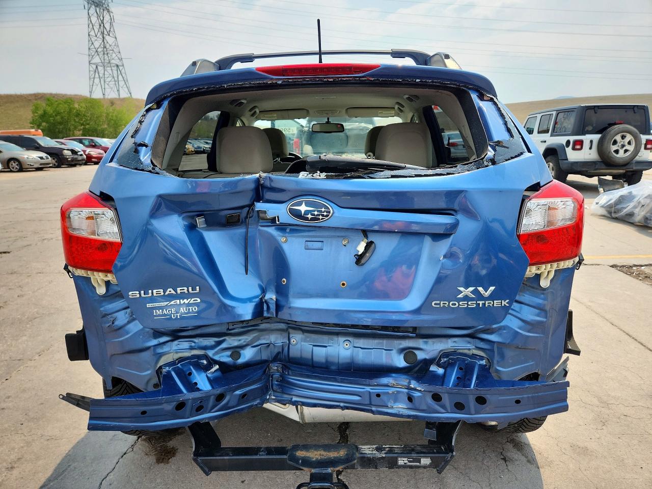 2014 Subaru Xv Crosstrek 2.0 Premium Blue vin: JF2GPACCXEG209851