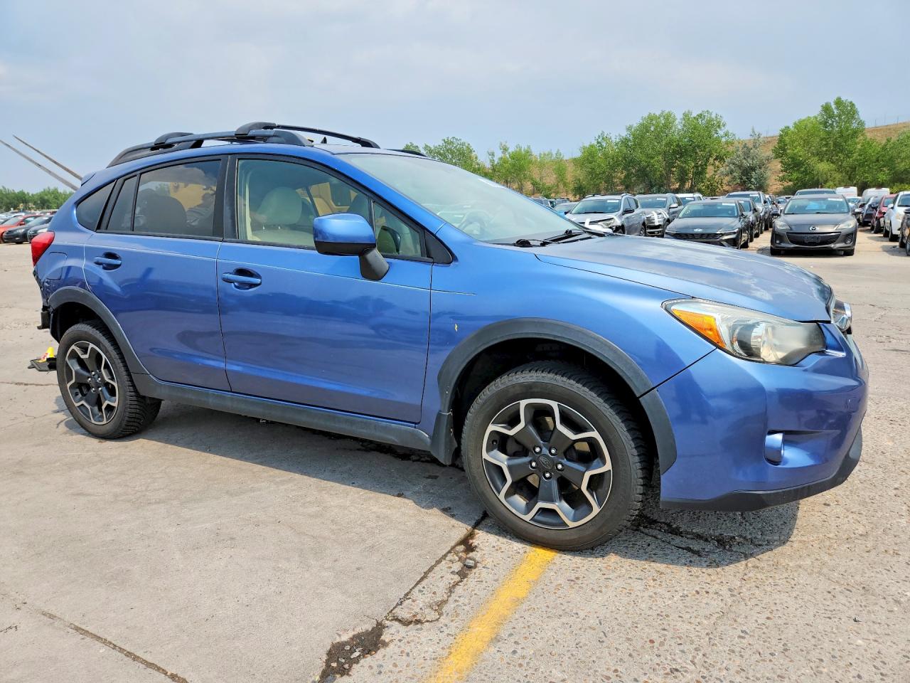 2014 Subaru Xv Crosstrek 2.0 Premium Blue vin: JF2GPACCXEG209851