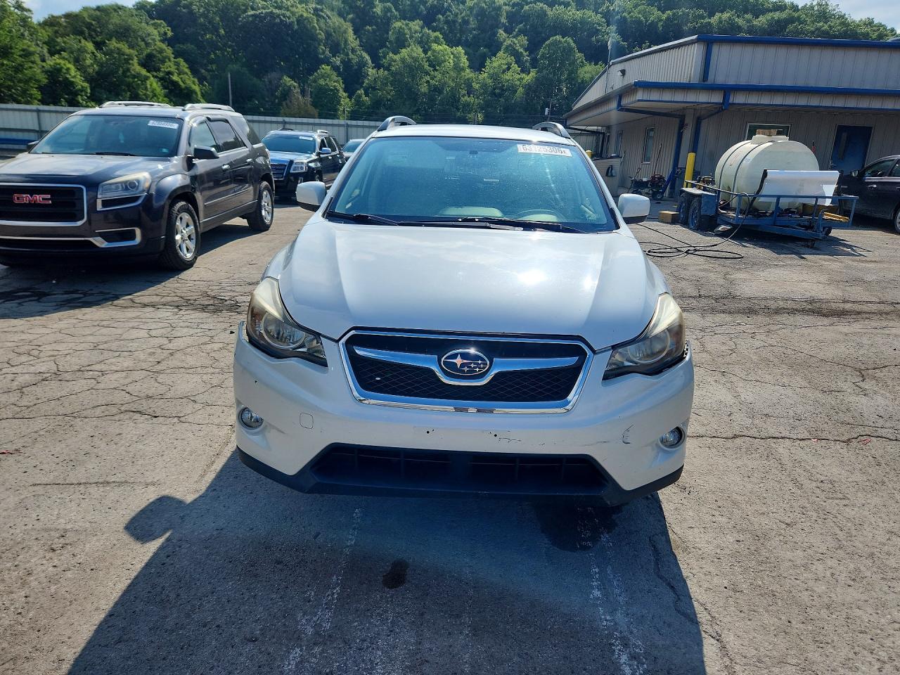 2014 Subaru Xv Crosstrek 2.0 Premium White vin: JF2GPACCXEG212278