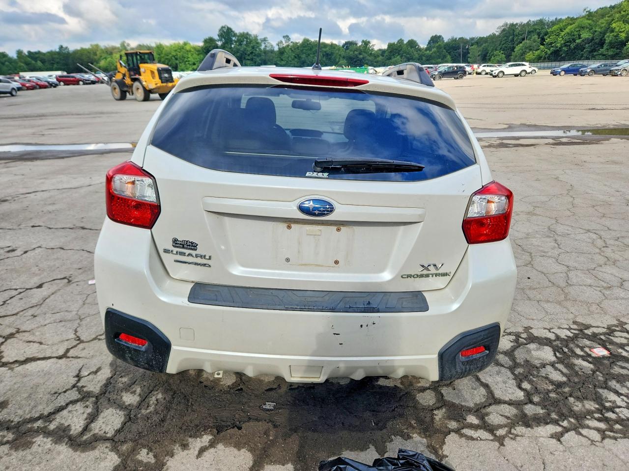 2014 Subaru Xv Crosstrek 2.0 Premium White vin: JF2GPACCXEG212278