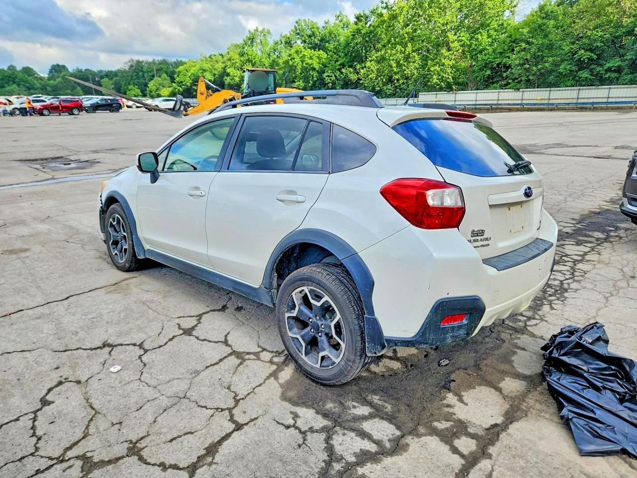 2014 Subaru Xv Crosstrek 2.0 Premium White vin: JF2GPACCXEG212278