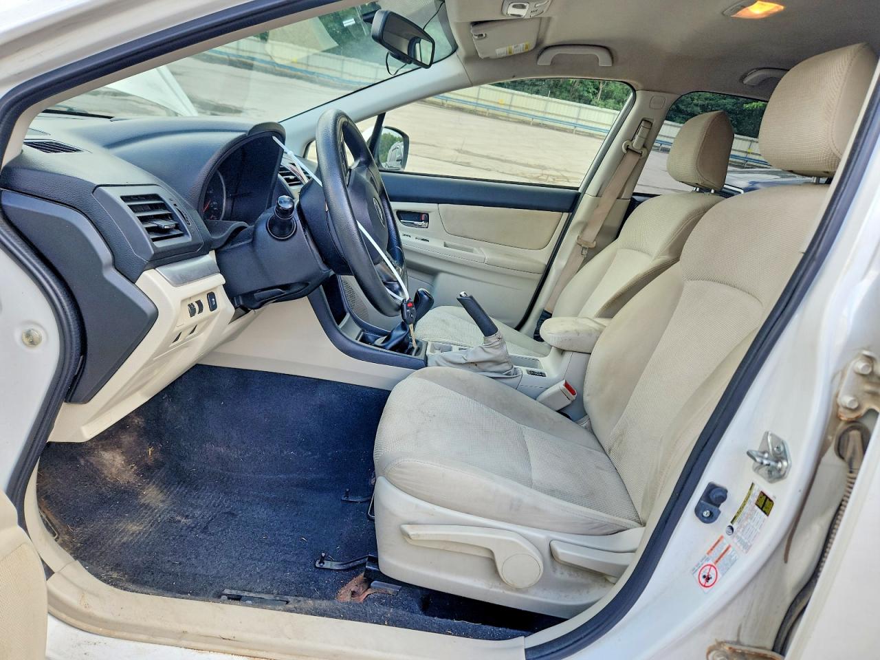 2014 Subaru Xv Crosstrek 2.0 Premium White vin: JF2GPACCXEG212278