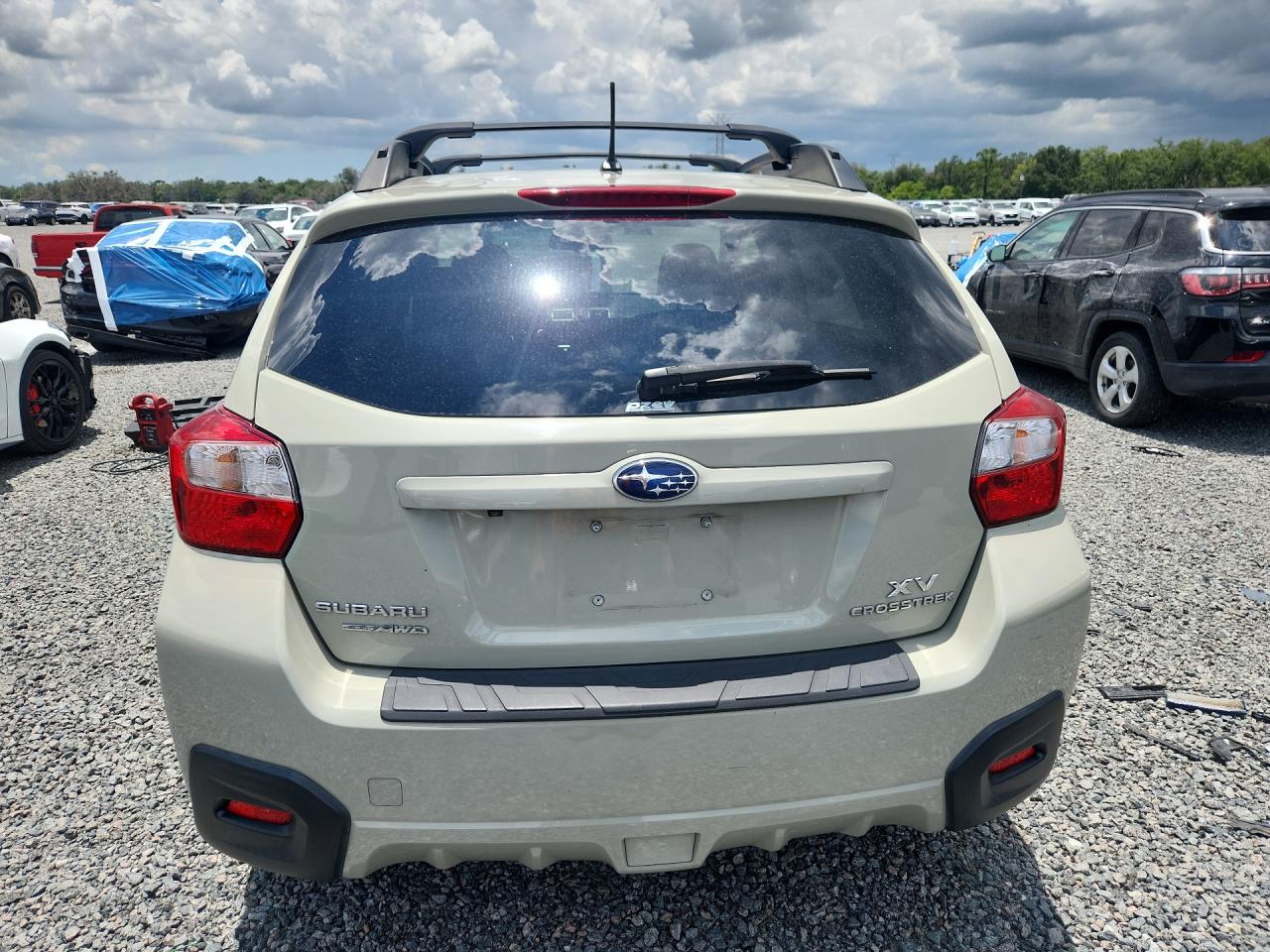 2015 Subaru Xv Crosstrek 2.0 Premium Beige vin: JF2GPACCXF8218190
