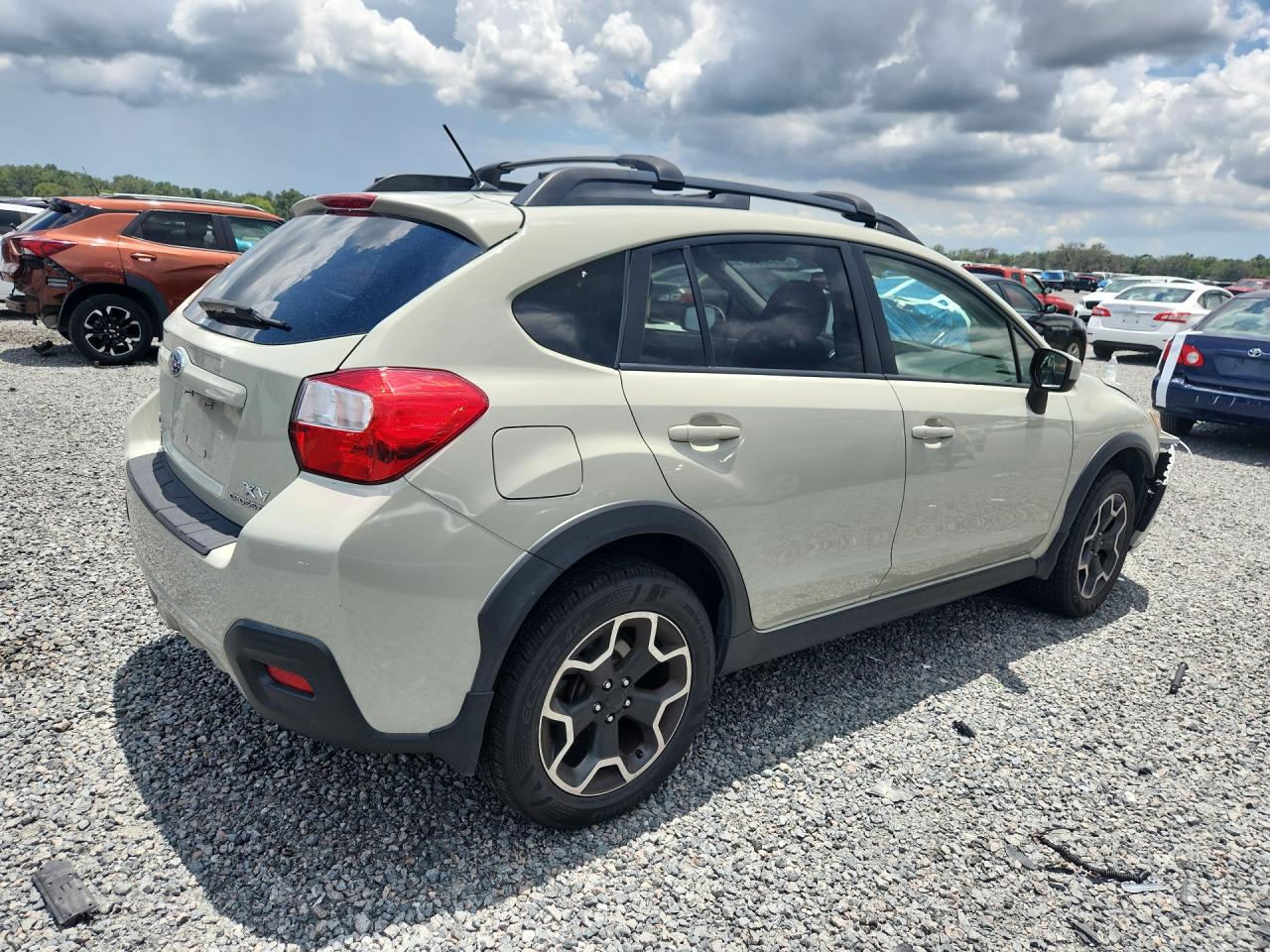 2015 Subaru Xv Crosstrek 2.0 Premium Beige vin: JF2GPACCXF8218190