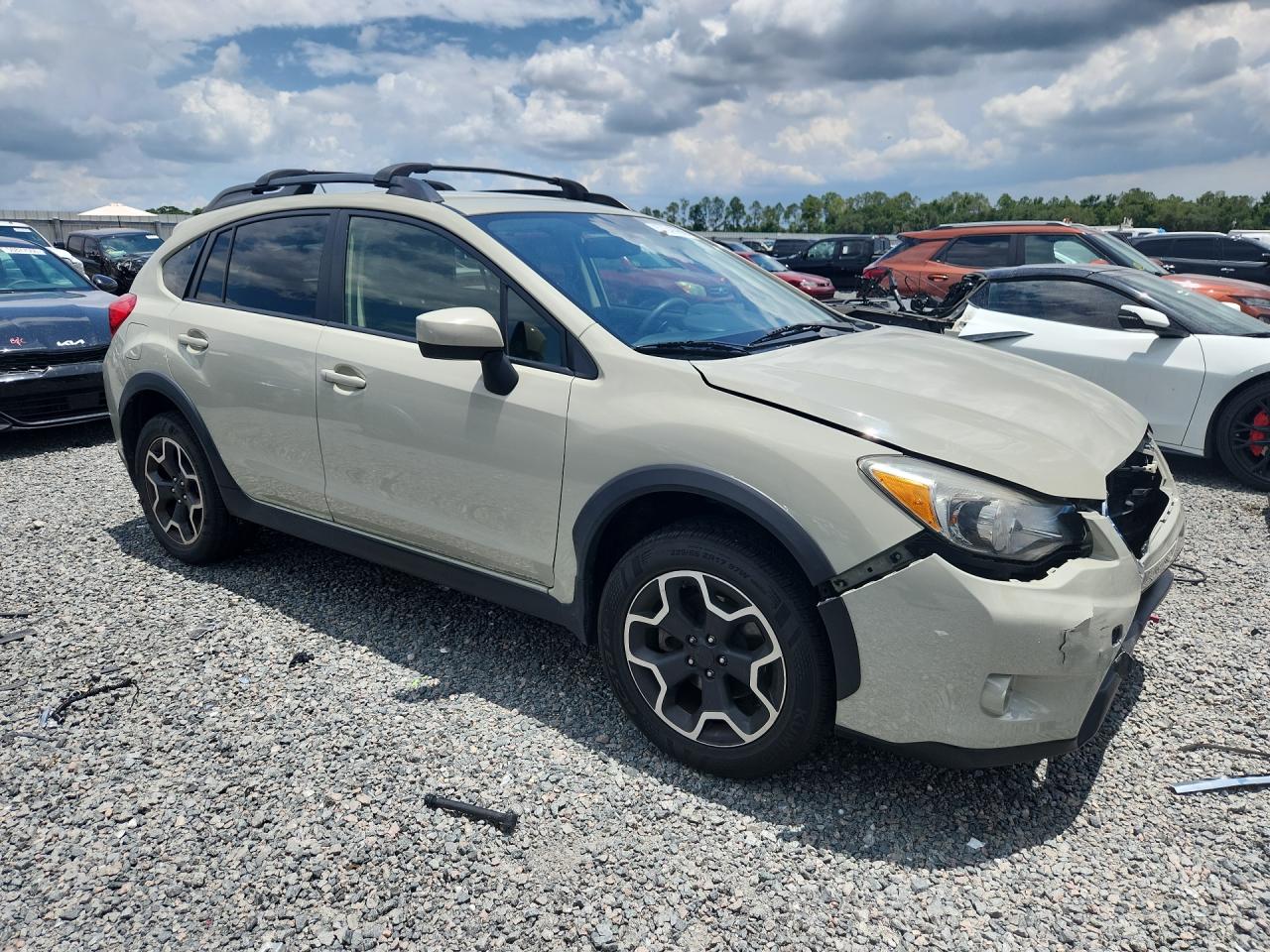 2015 Subaru Xv Crosstrek 2.0 Premium Beige vin: JF2GPACCXF8218190