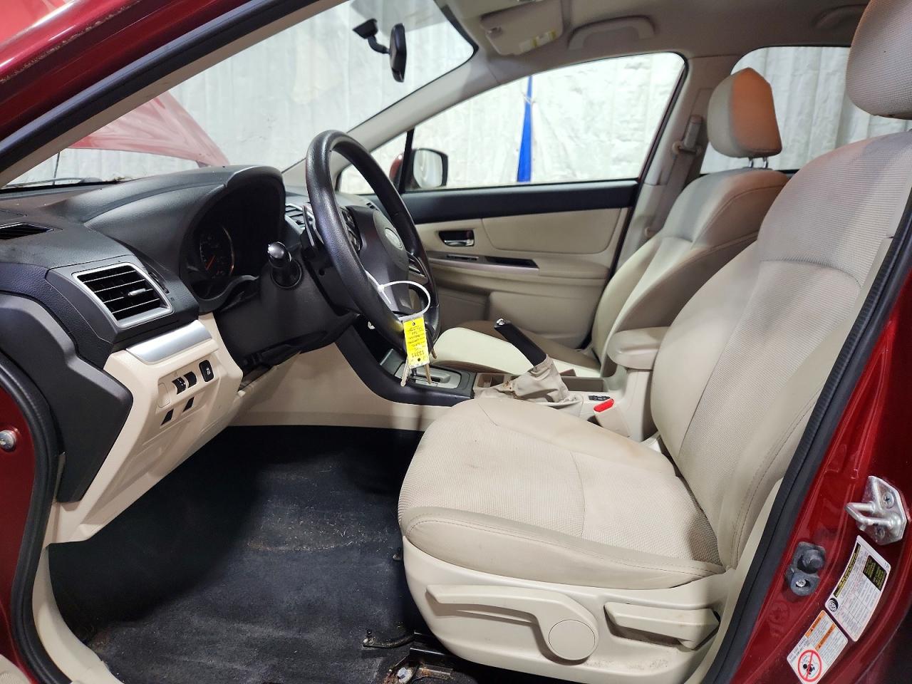 2015 Subaru Xv Crosstrek 2.0 Premium Red vin: JF2GPACCXF8221980