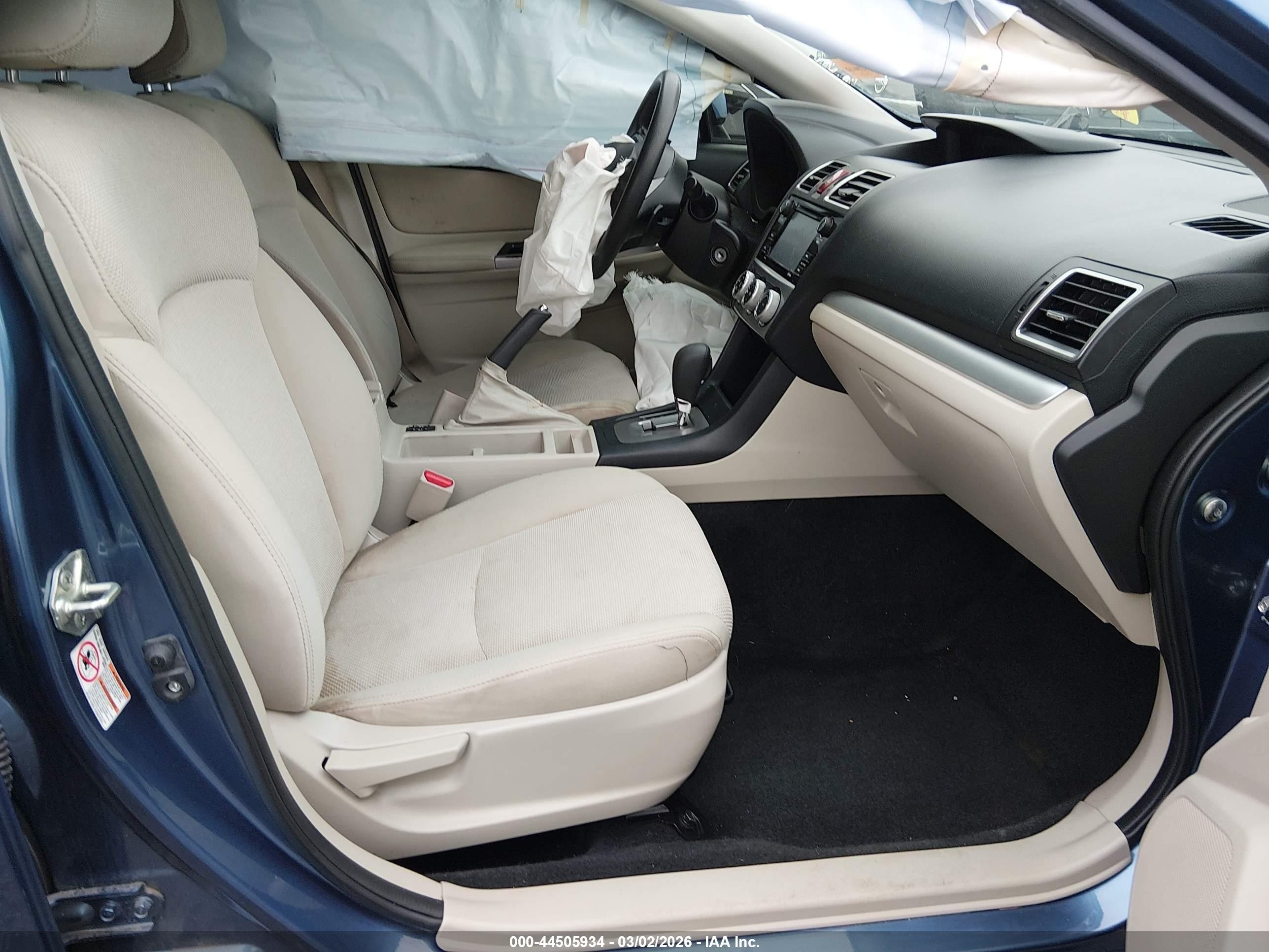 2015 Subaru Xv Crosstrek 2.0i Premium Blue vin: JF2GPACCXF8249942
