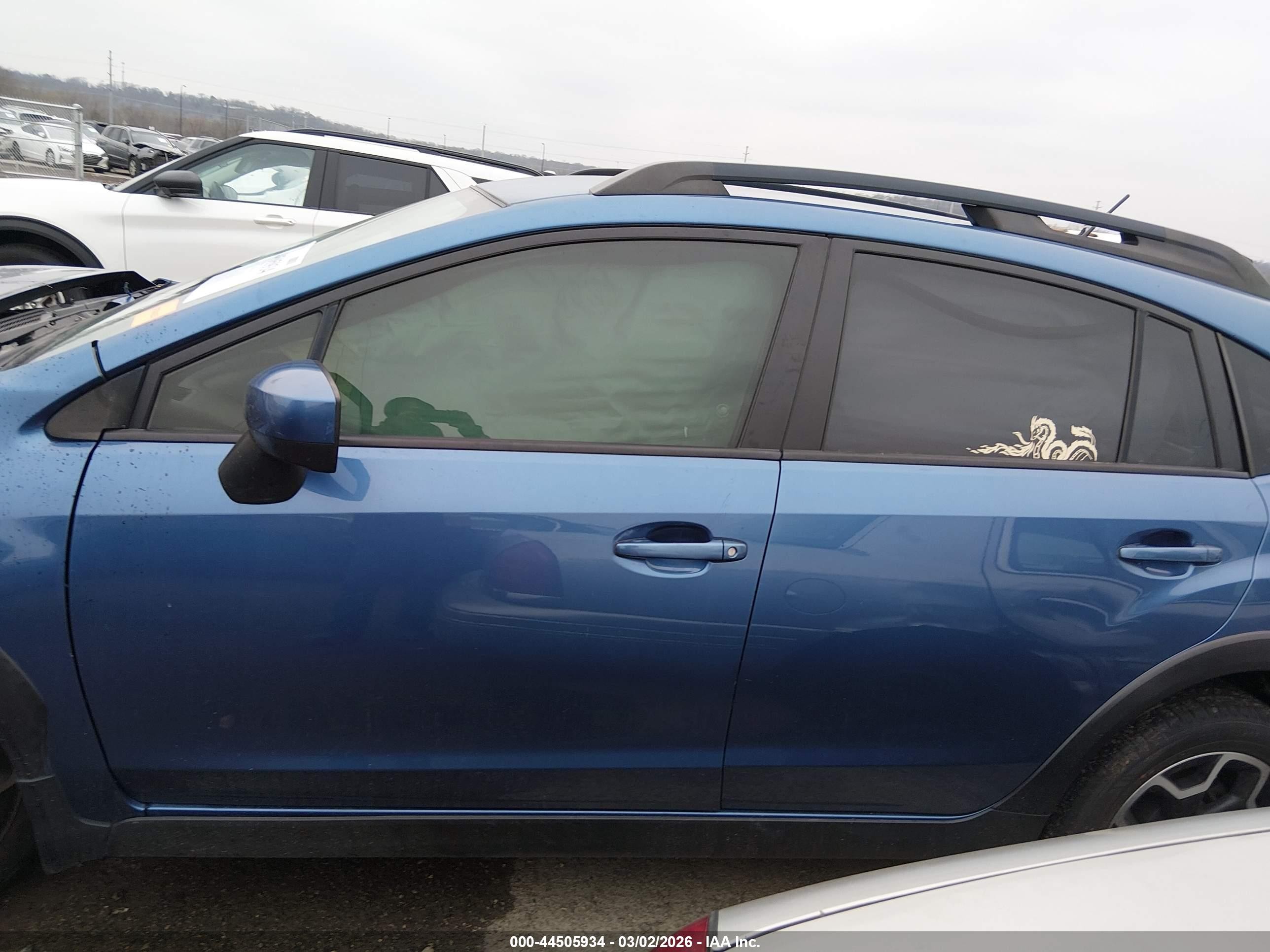 2015 Subaru Xv Crosstrek 2.0i Premium Blue vin: JF2GPACCXF8249942