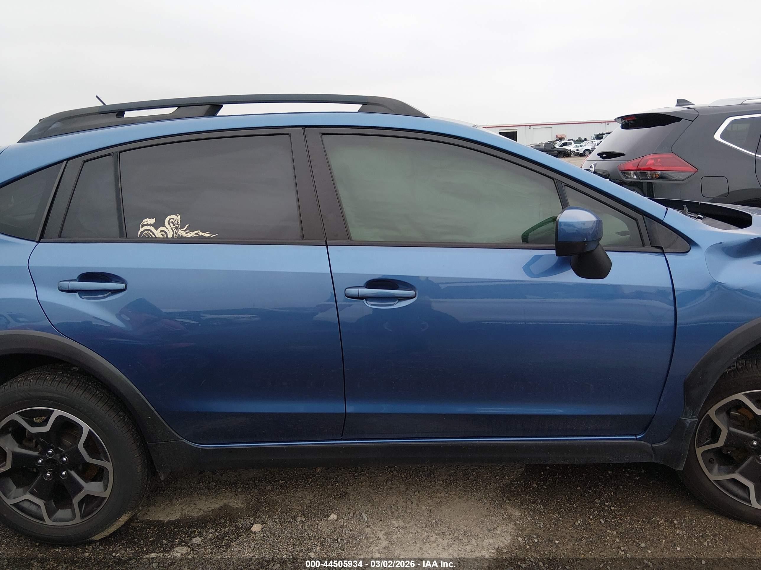 2015 Subaru Xv Crosstrek 2.0i Premium Blue vin: JF2GPACCXF8249942
