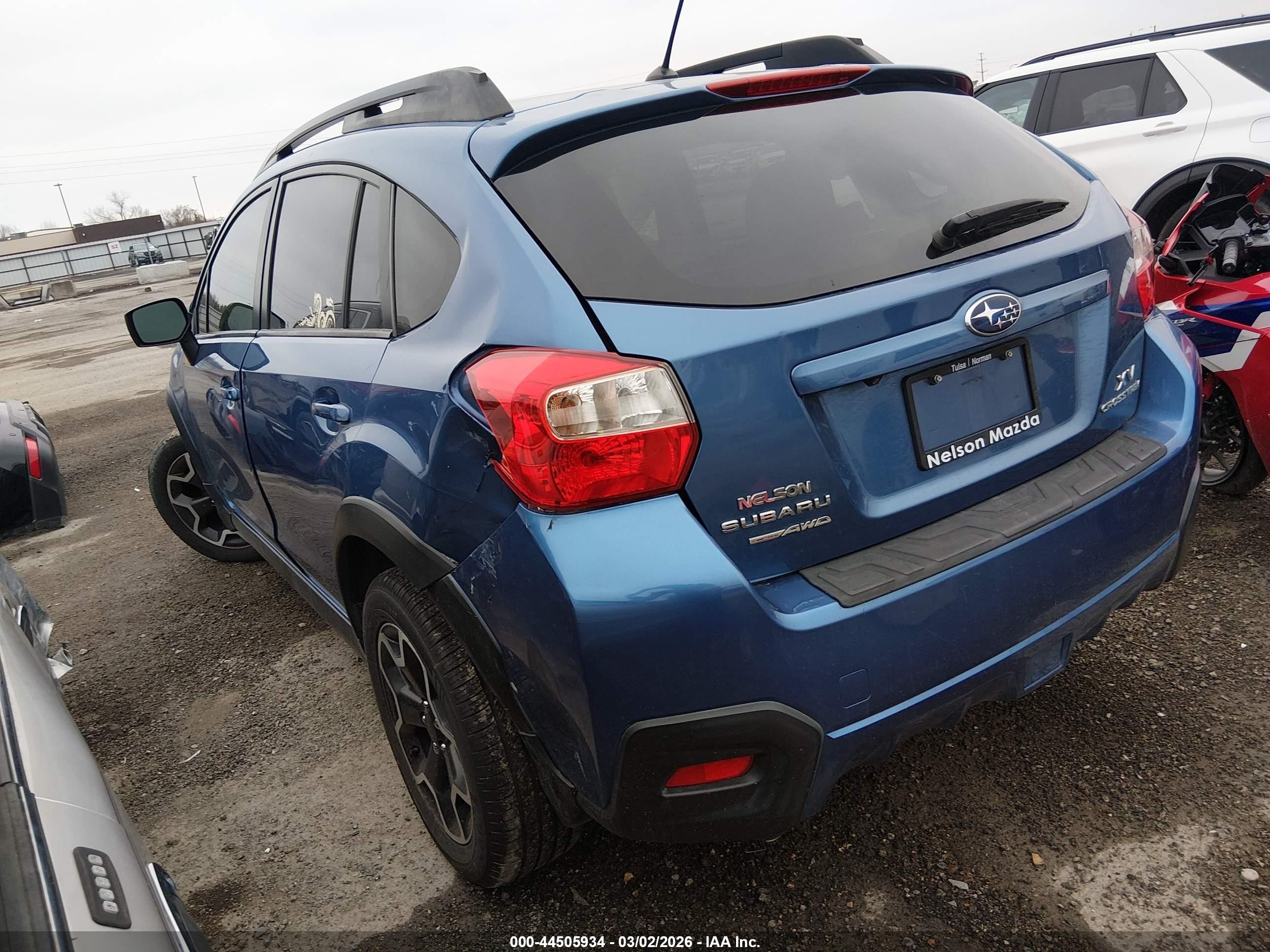 2015 Subaru Xv Crosstrek 2.0i Premium Blue vin: JF2GPACCXF8249942