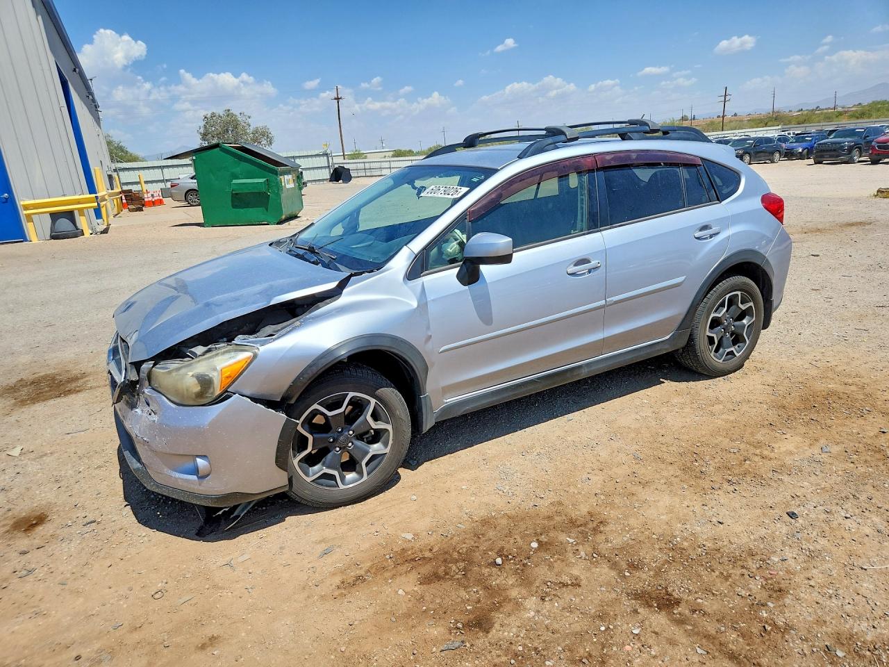 2015 Subaru Xv Crosstrek 2.0 Premium Silver vin: JF2GPACCXF8276154