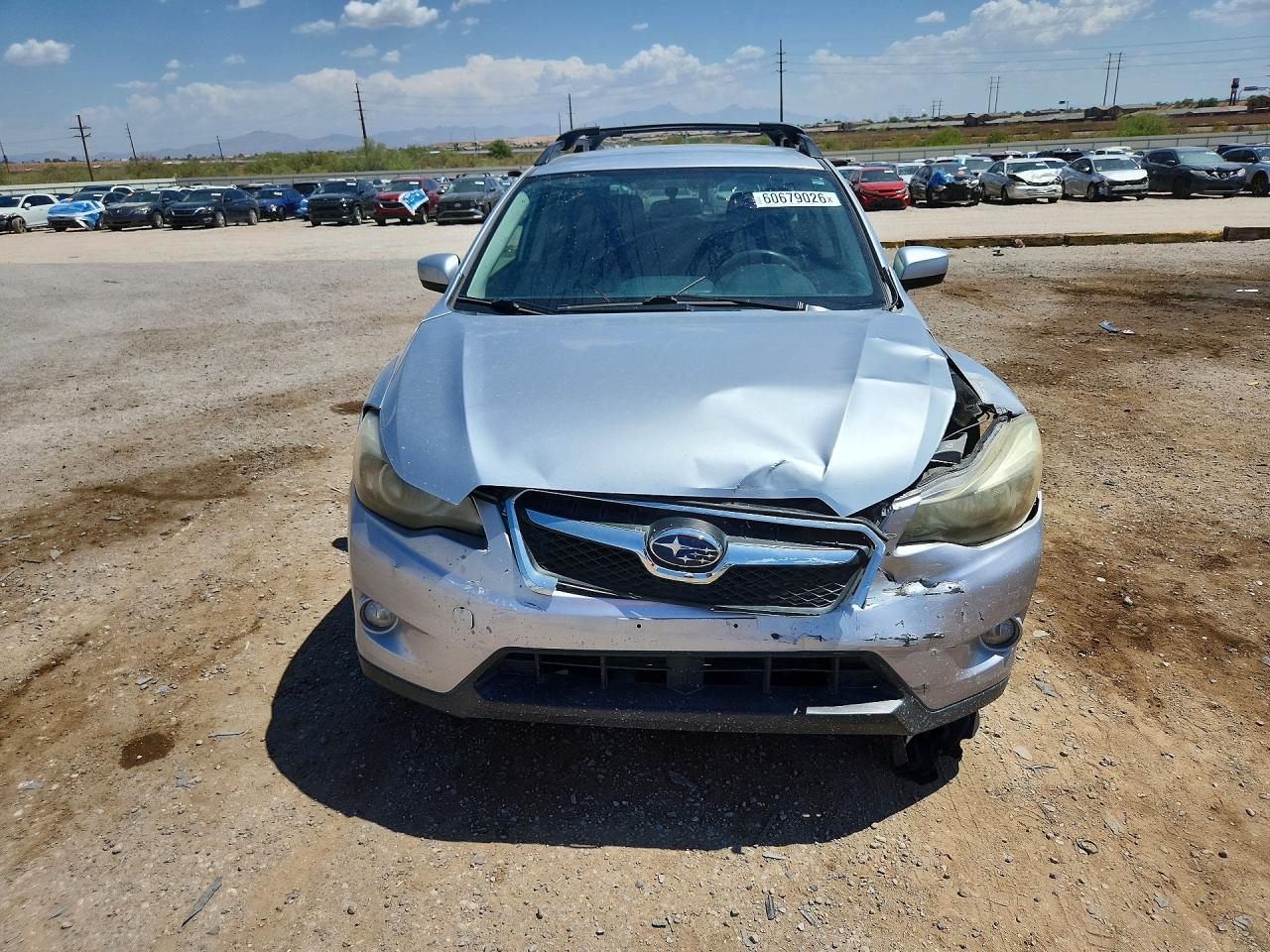 2015 Subaru Xv Crosstrek 2.0 Premium Silver vin: JF2GPACCXF8276154