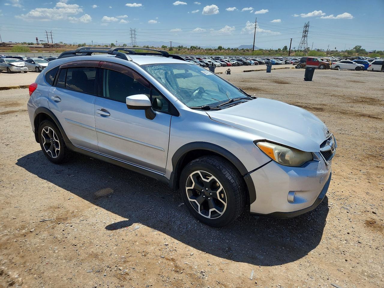 2015 Subaru Xv Crosstrek 2.0 Premium Silver vin: JF2GPACCXF8276154