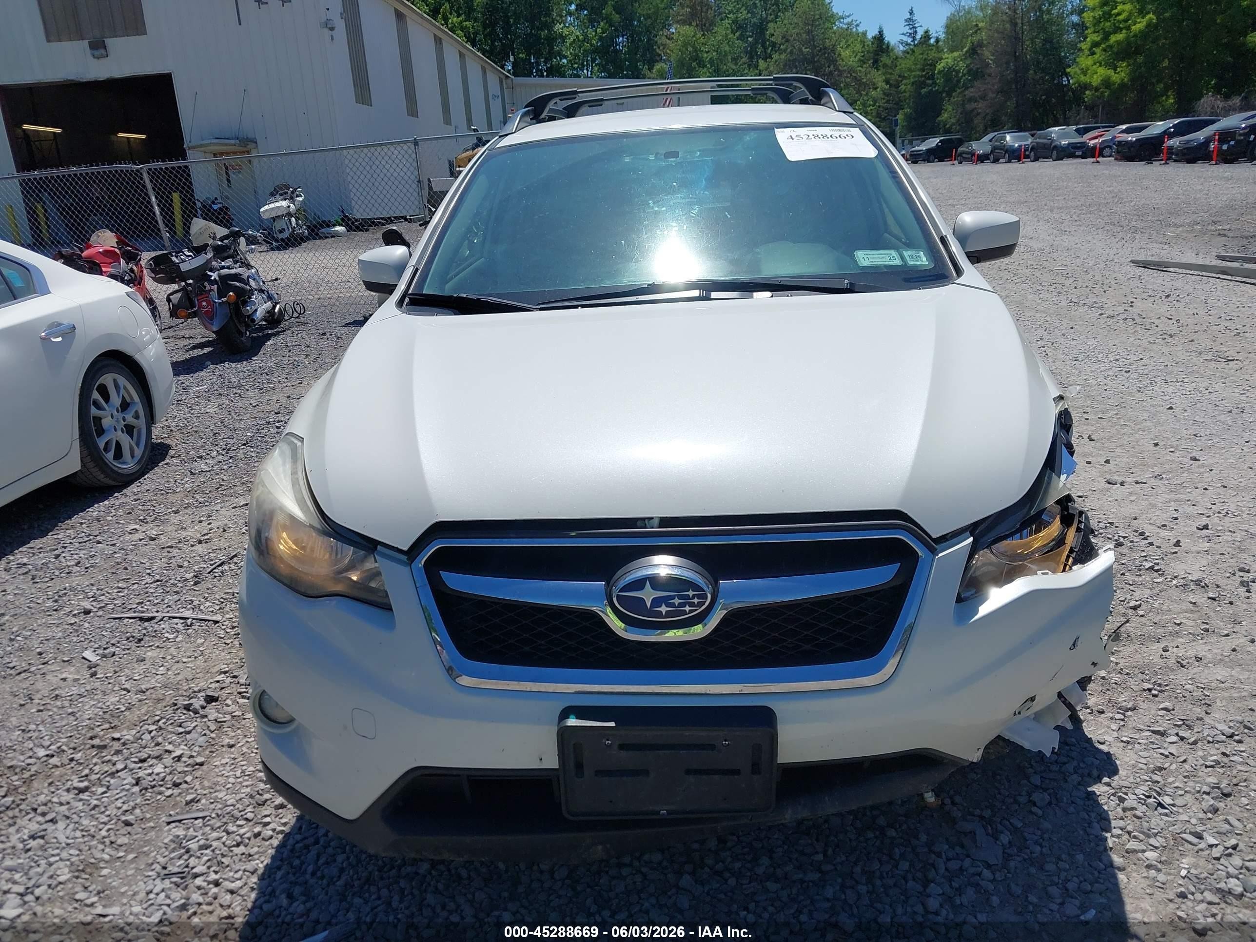2015 Subaru Xv Crosstrek 2.0i Premium Белый vin: JF2GPACCXF8314515