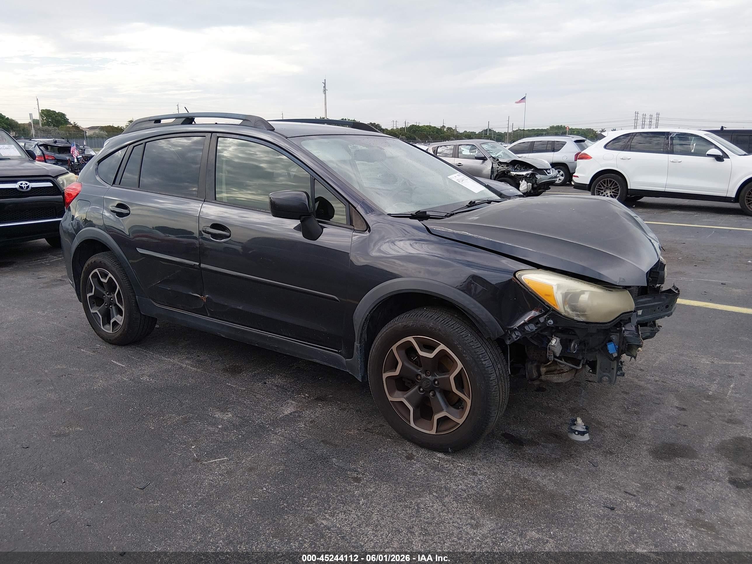 2015 Subaru Xv Crosstrek 2.0i Premium Gray vin: JF2GPACCXF8319892