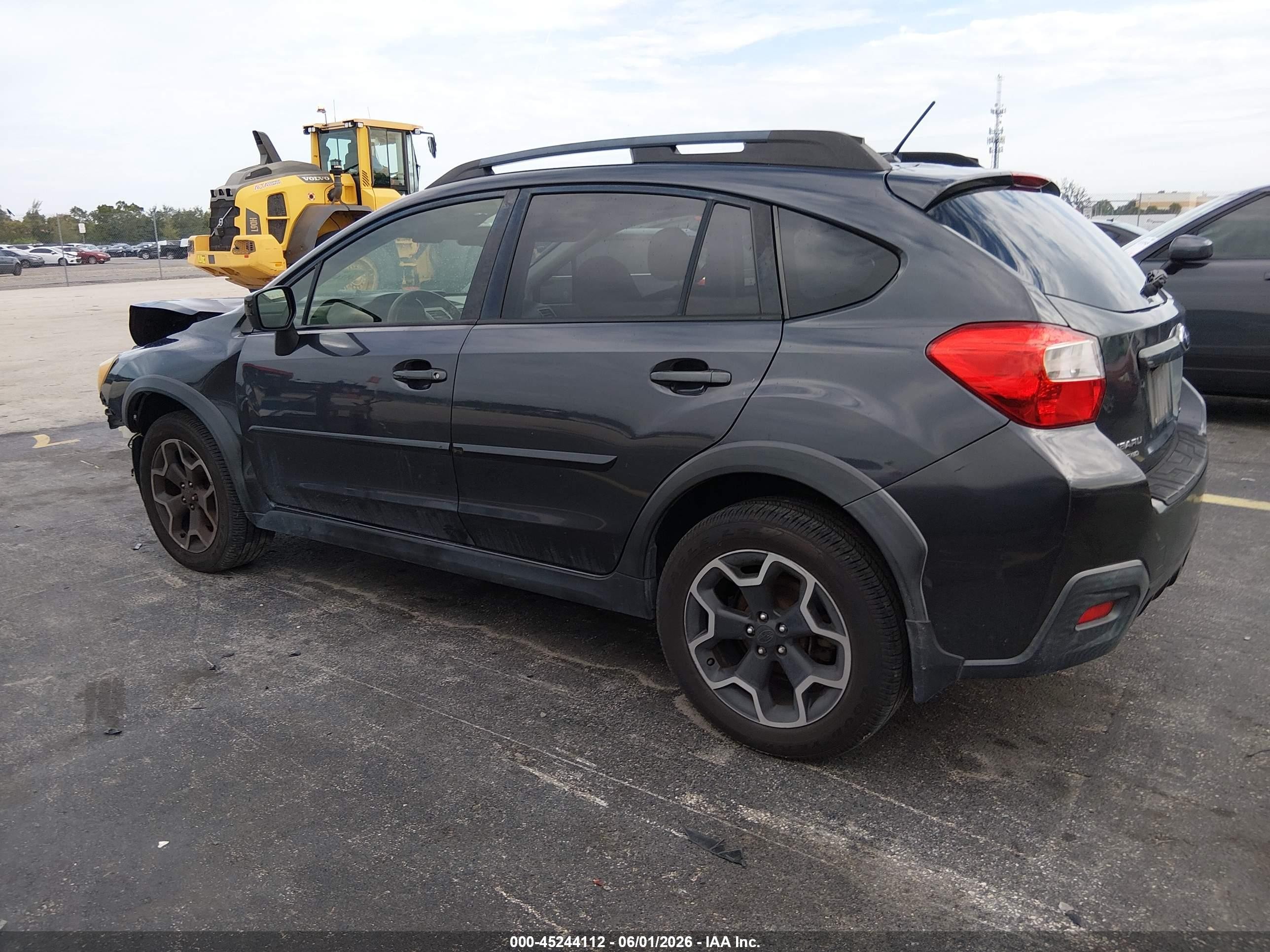 2015 Subaru Xv Crosstrek 2.0i Premium Gray vin: JF2GPACCXF8319892