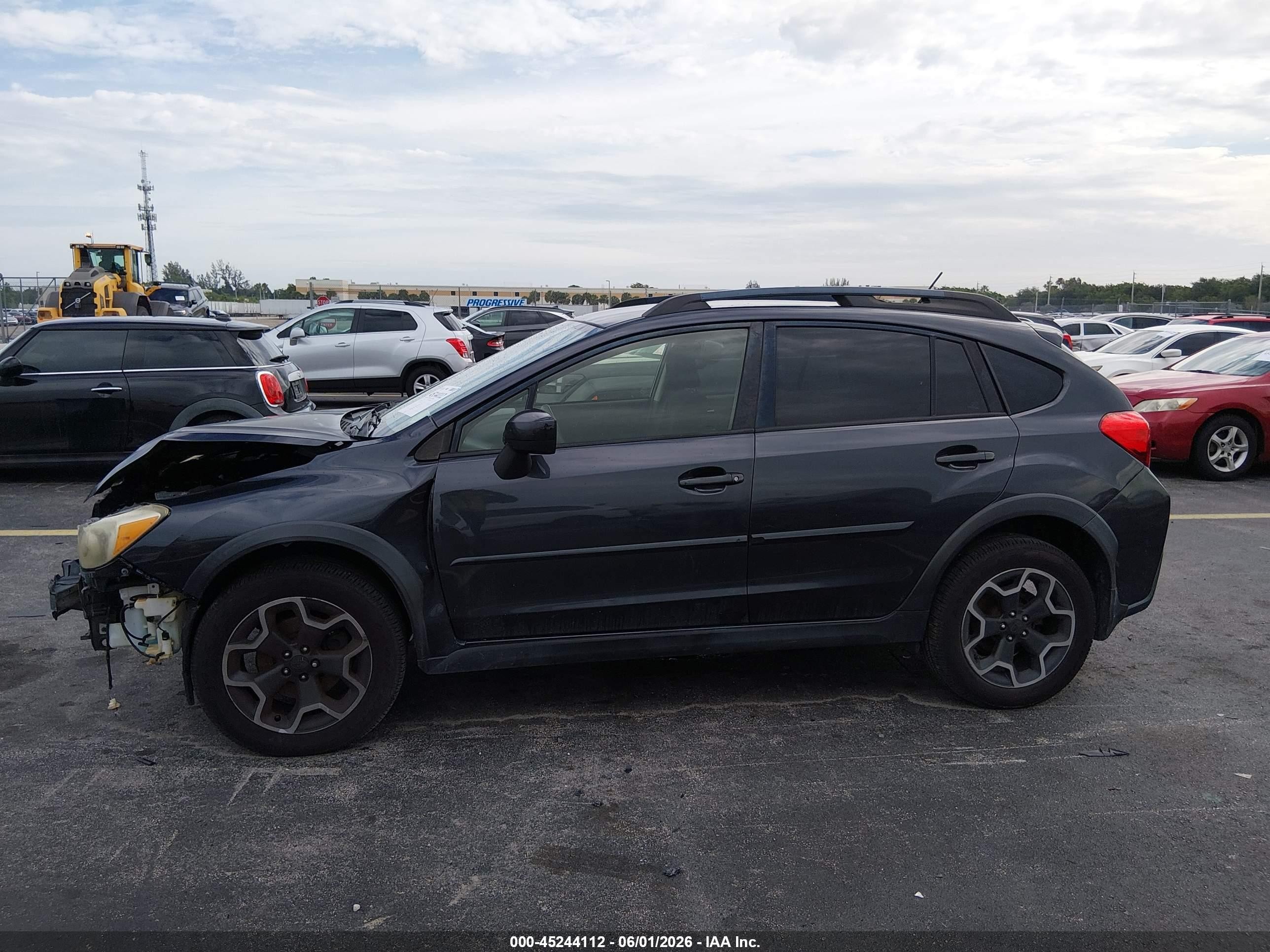 2015 Subaru Xv Crosstrek 2.0i Premium Gray vin: JF2GPACCXF8319892