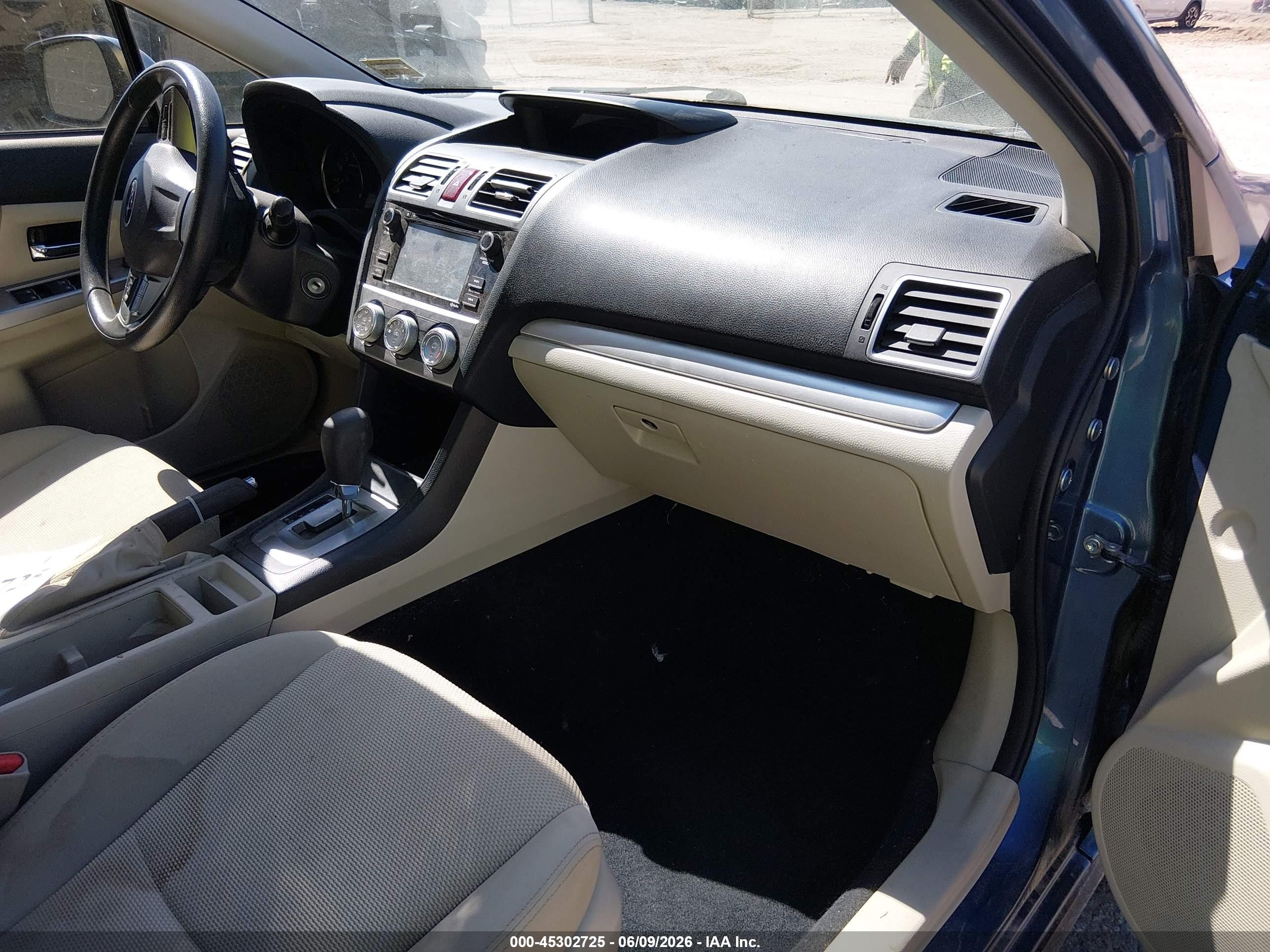 2015 Subaru Xv Crosstrek 2.0i Premium Blue vin: JF2GPACCXF8321450