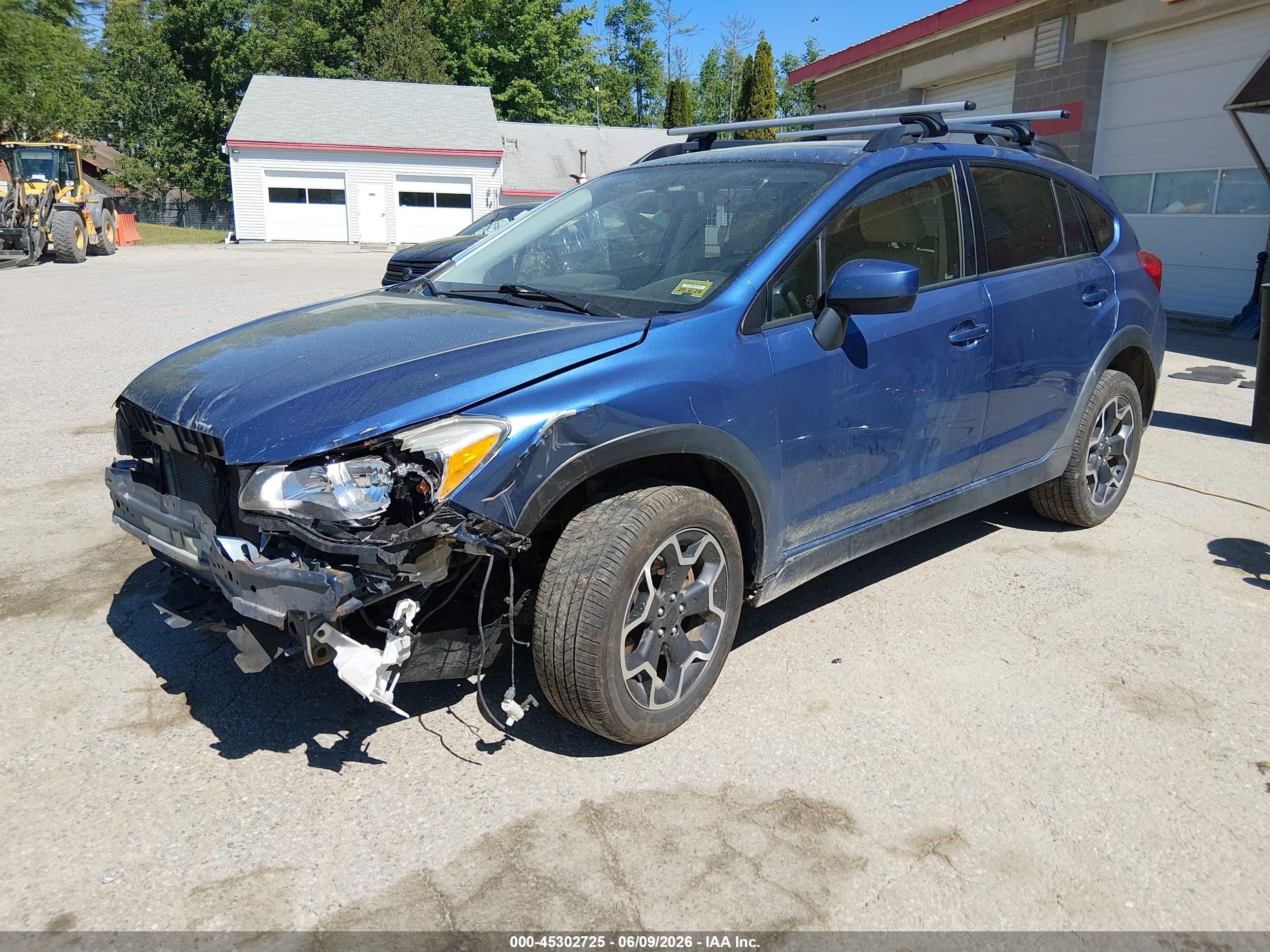 2015 Subaru Xv Crosstrek 2.0i Premium Blue vin: JF2GPACCXF8321450