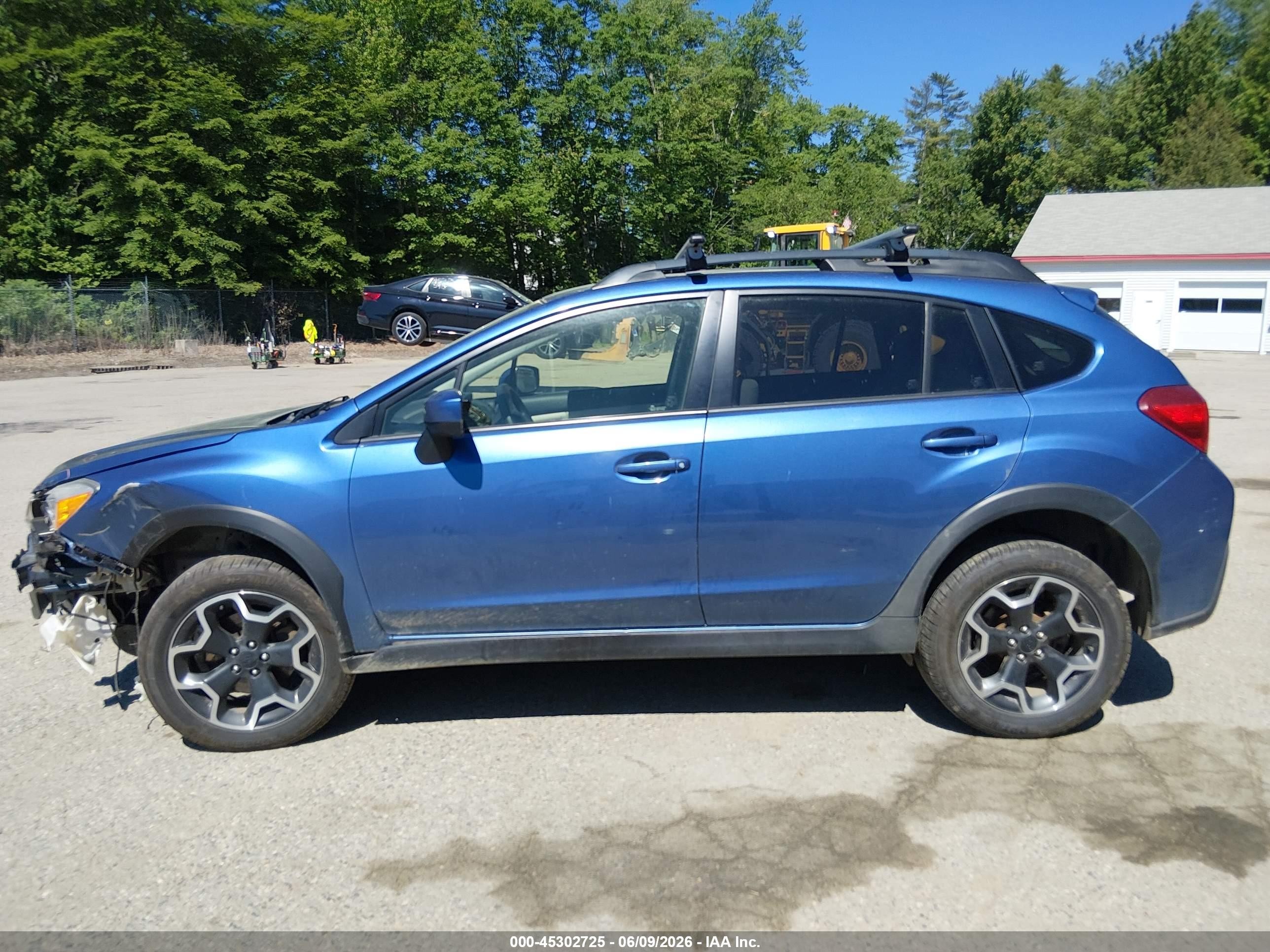 2015 Subaru Xv Crosstrek 2.0i Premium Blue vin: JF2GPACCXF8321450