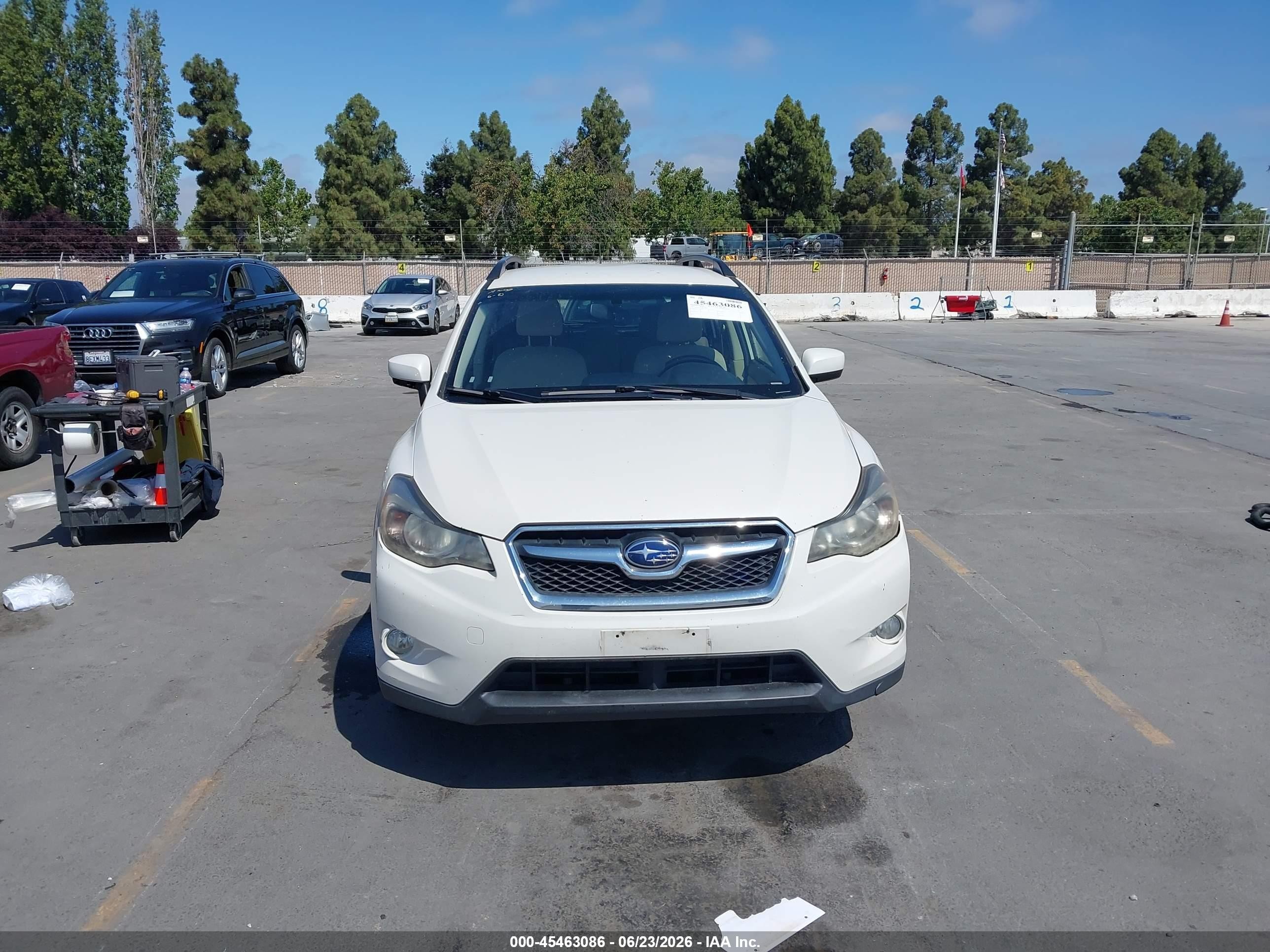 2015 Subaru Xv Crosstrek 2.0i Premium White vin: JF2GPACCXF8329466