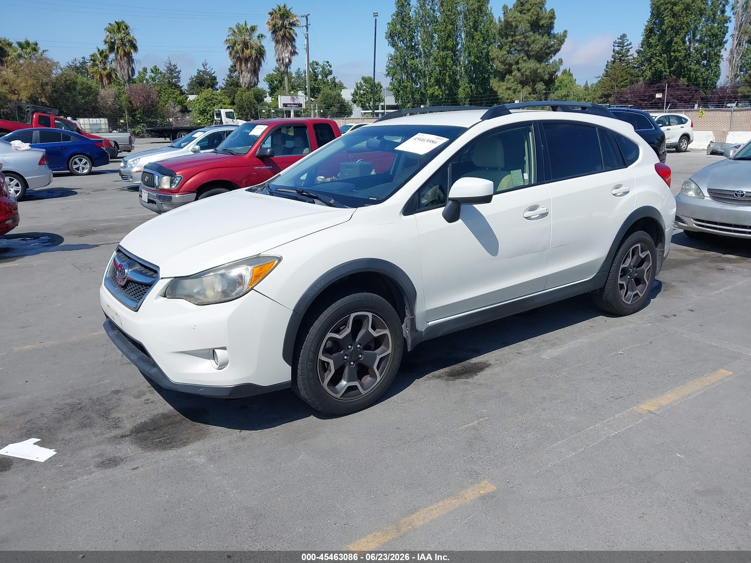 2015 Subaru Xv Crosstrek 2.0i Premium White vin: JF2GPACCXF8329466
