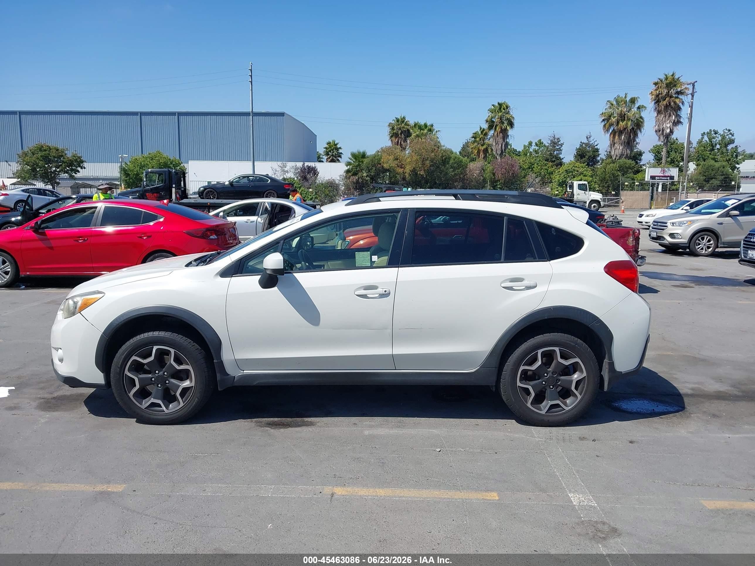 2015 Subaru Xv Crosstrek 2.0i Premium White vin: JF2GPACCXF8329466