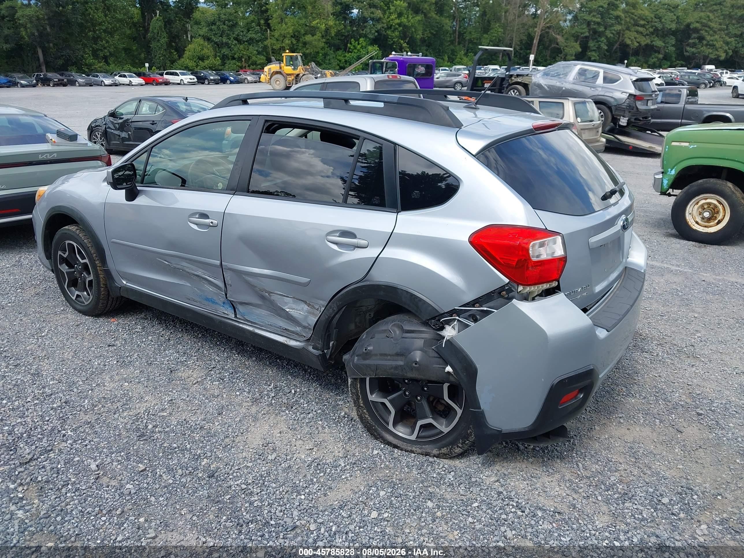 2015 Subaru Xv Crosstrek 2.0i Premium Silver vin: JF2GPACCXF9212867