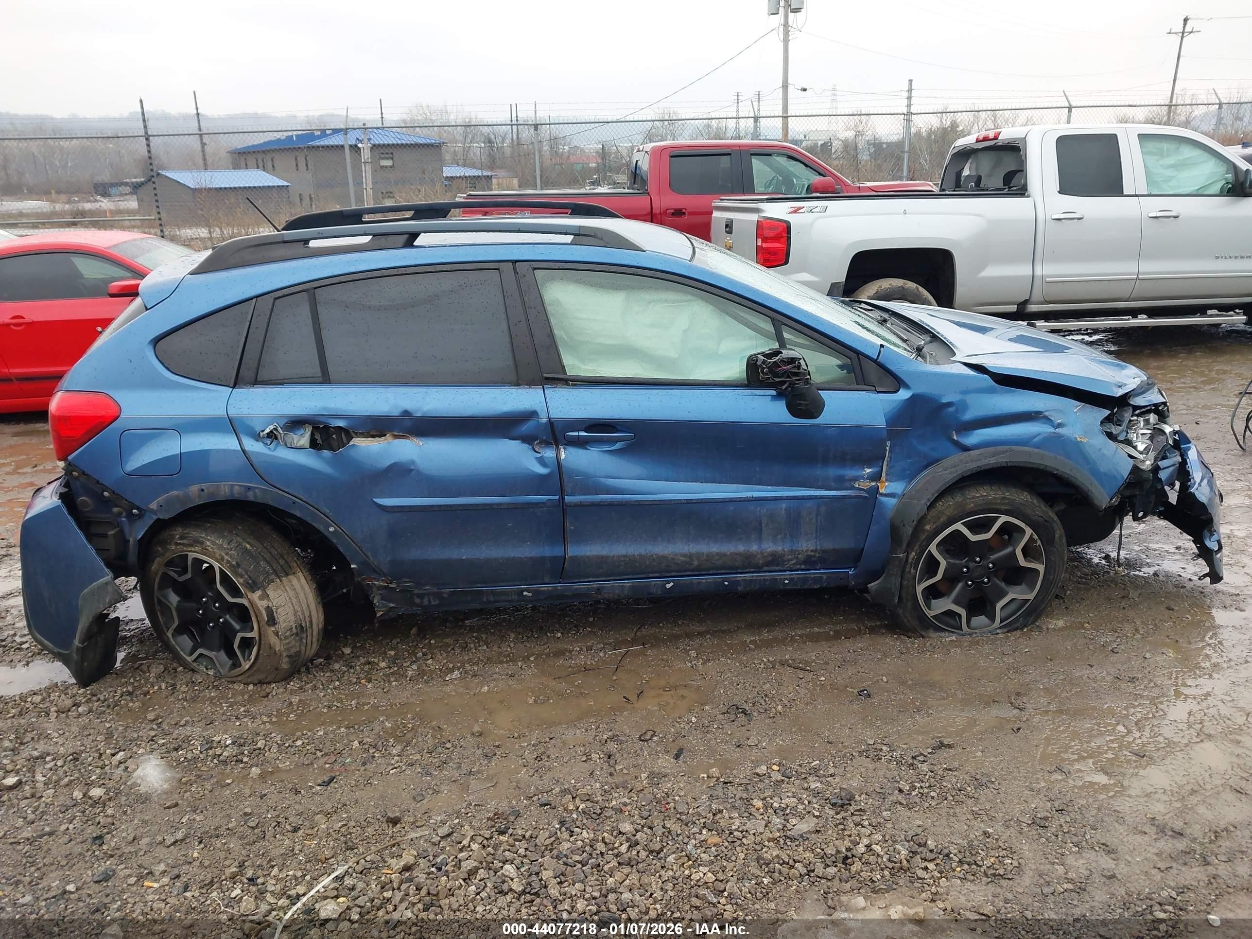 2015 Subaru Xv Crosstrek 2.0i Premium Blue vin: JF2GPACCXFH326387