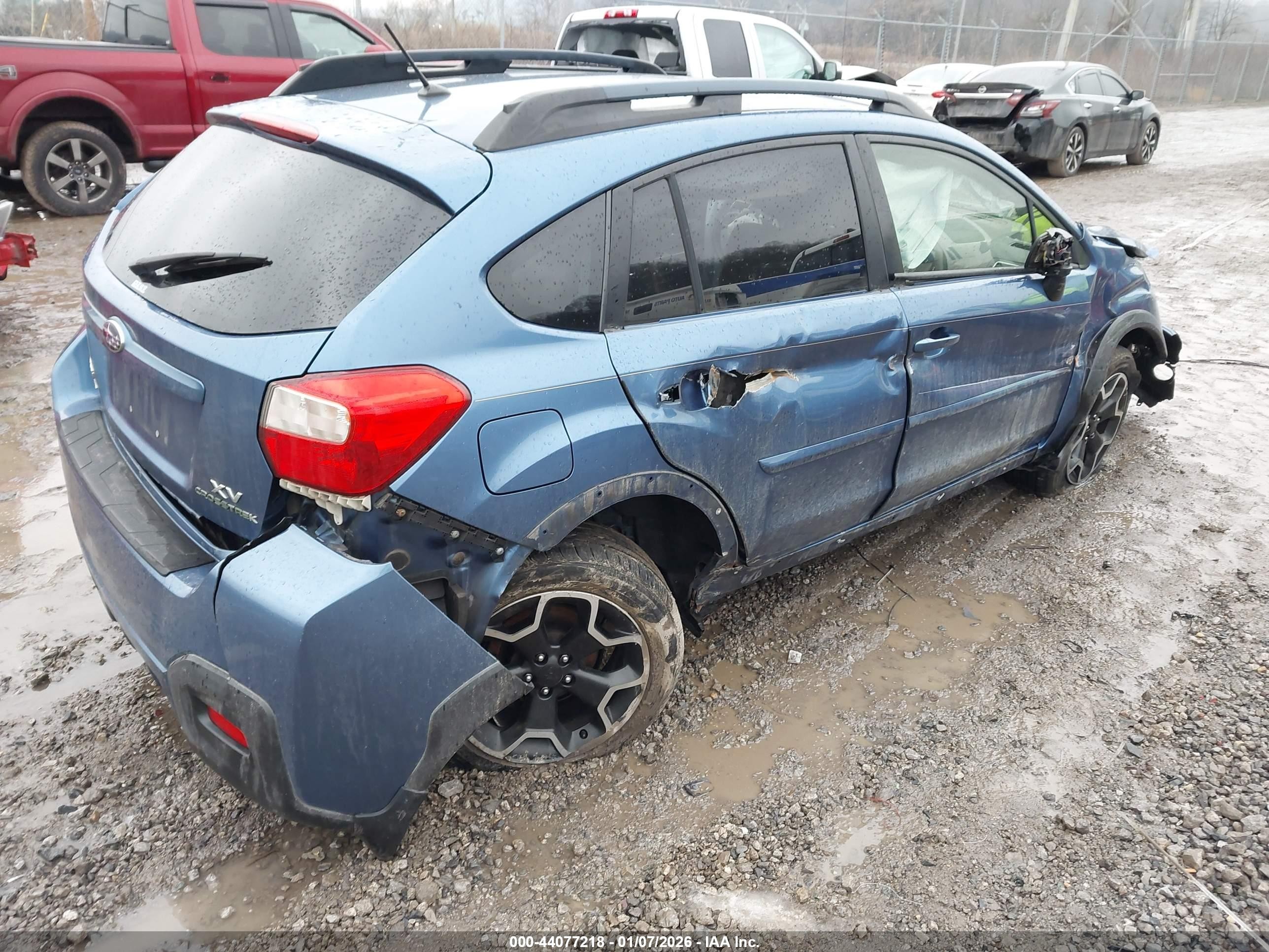 2015 Subaru Xv Crosstrek 2.0i Premium Blue vin: JF2GPACCXFH326387