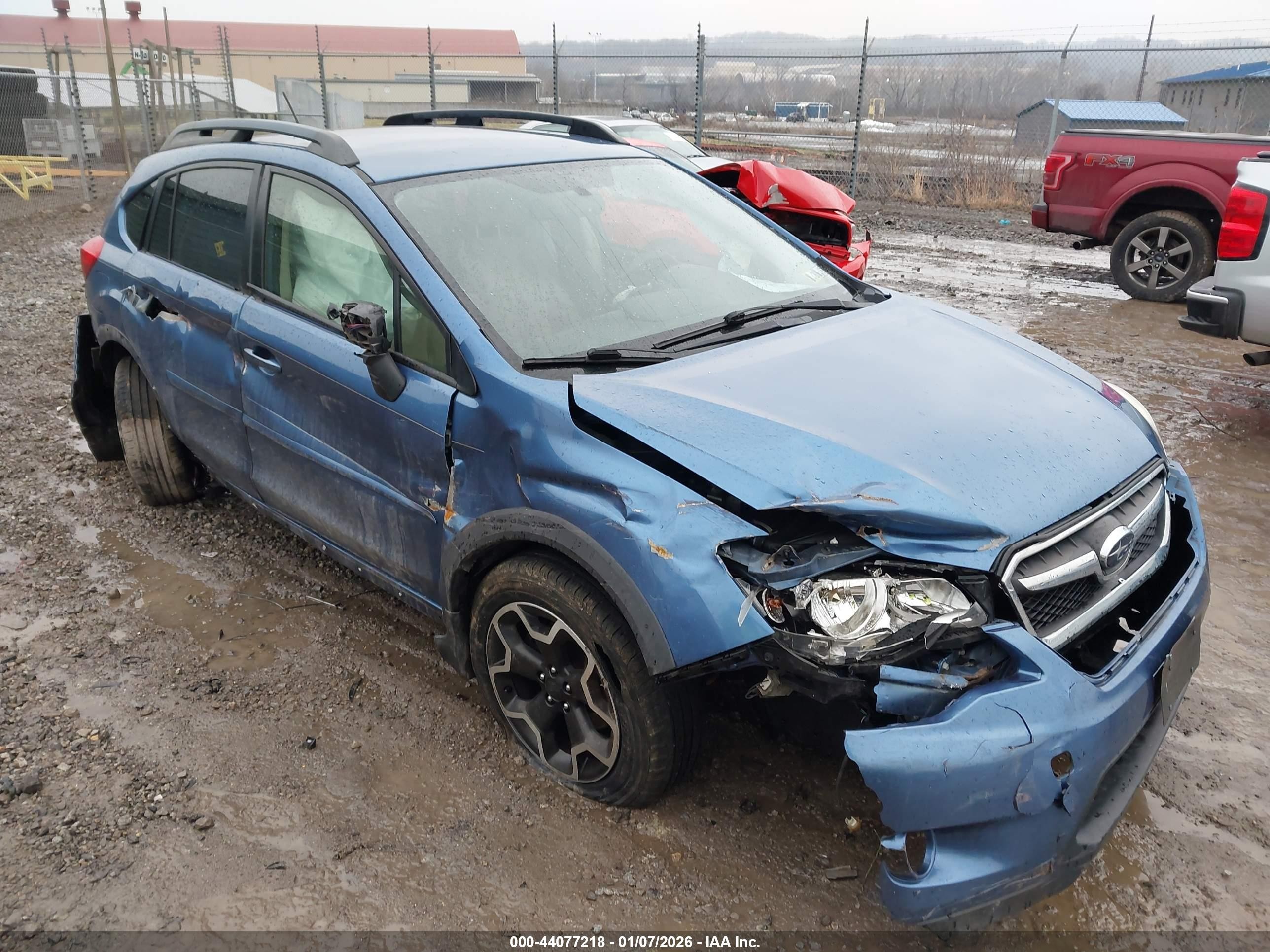 2015 Subaru Xv Crosstrek 2.0i Premium Blue vin: JF2GPACCXFH326387