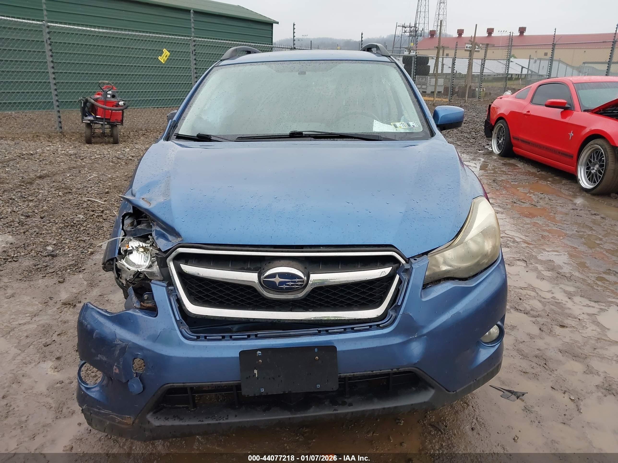 2015 Subaru Xv Crosstrek 2.0i Premium Blue vin: JF2GPACCXFH326387