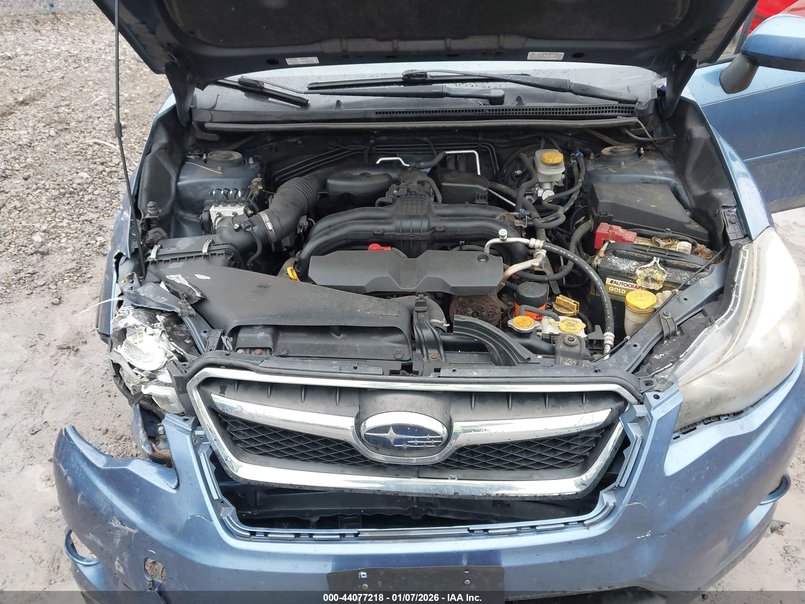 2015 Subaru Xv Crosstrek 2.0i Premium Blue vin: JF2GPACCXFH326387