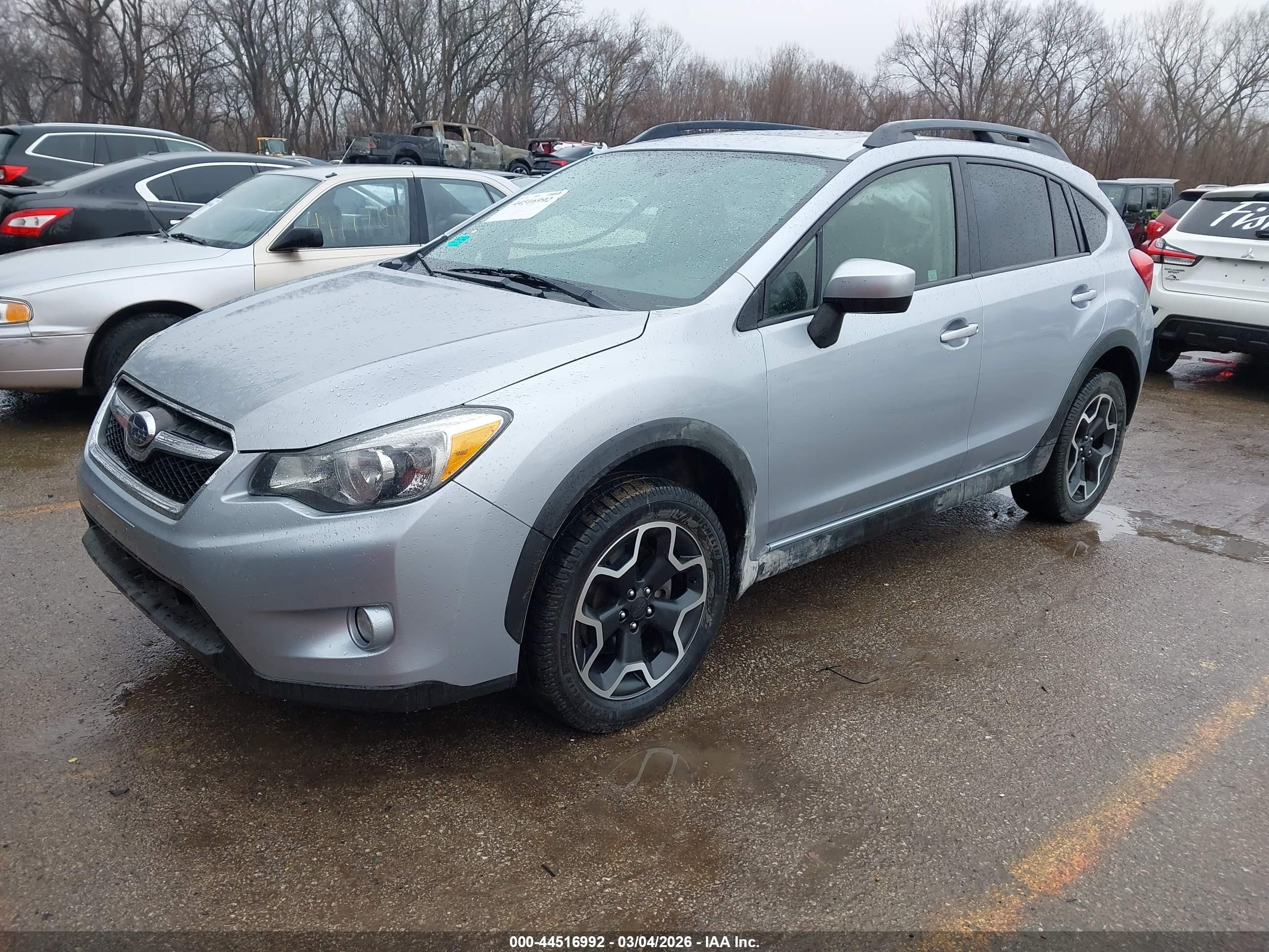 2015 Subaru Xv Crosstrek 2.0i Premium Gray vin: JF2GPADC0F8216964