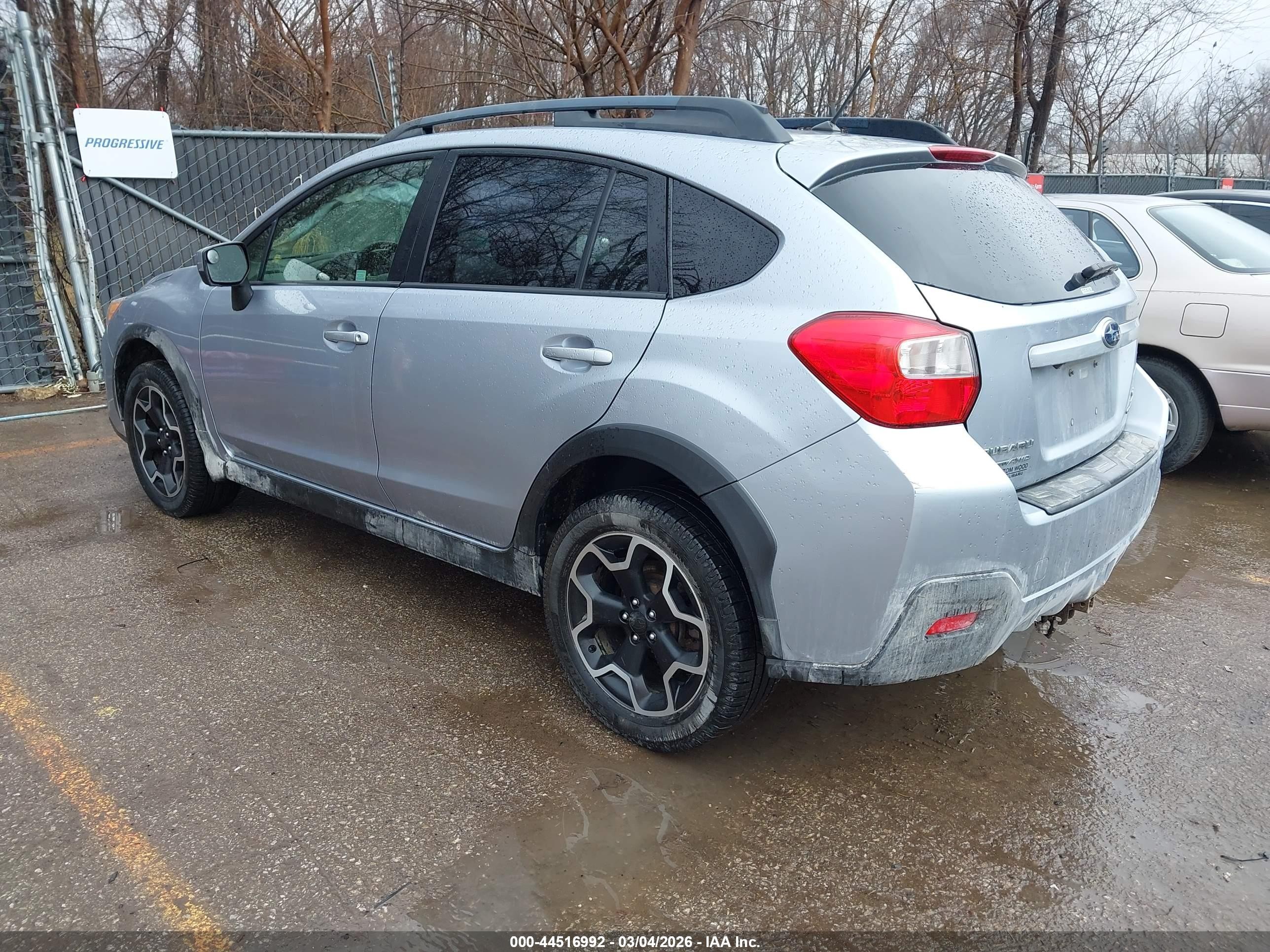 2015 Subaru Xv Crosstrek 2.0i Premium Gray vin: JF2GPADC0F8216964