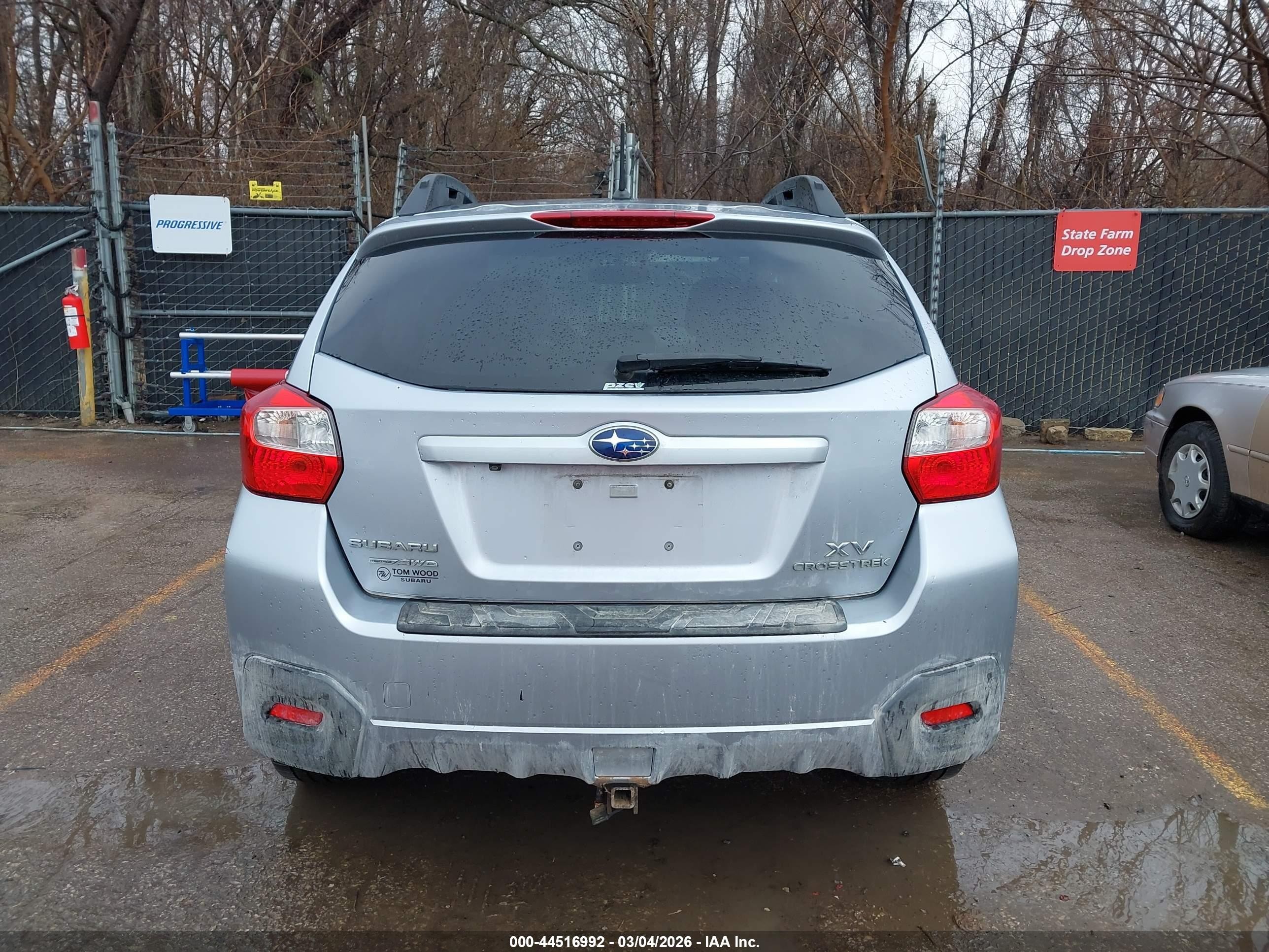 2015 Subaru Xv Crosstrek 2.0i Premium Gray vin: JF2GPADC0F8216964